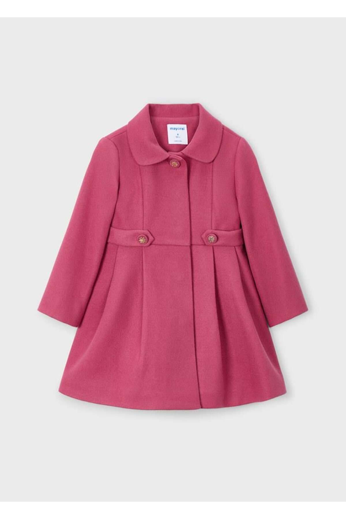 Mayoral Kaşe Kız Kaban - Fuşya fotoğrafı 2 (önizleme)