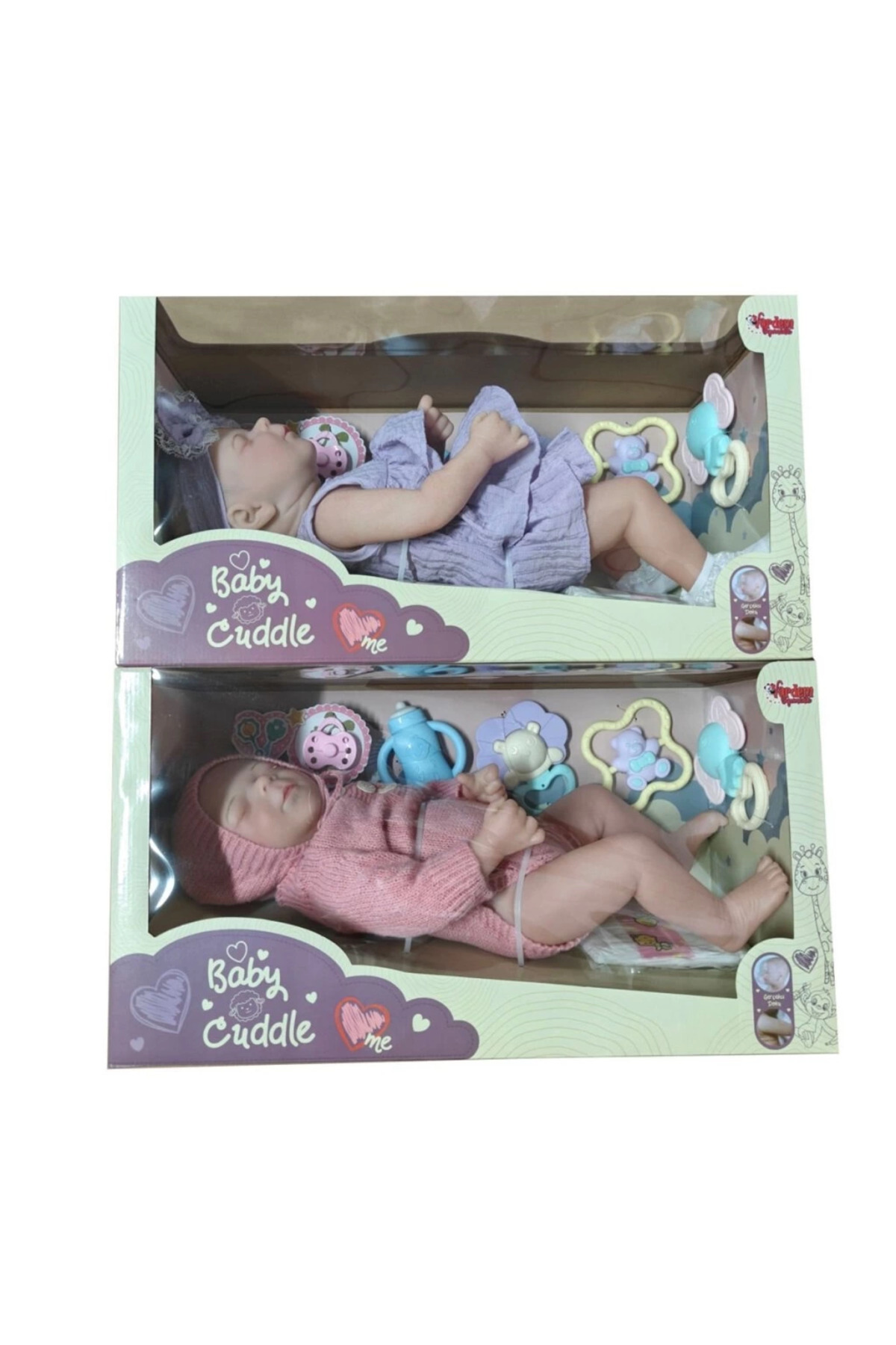 Lisinya BFS KNG-902-5 905-2 KUT 43 CM GERÇEKÇİ BEBEK VE