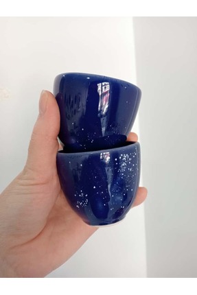 GÜLDANE SANAT ATÖLYESİ El yapımı seramik kahve bardağı 2 li set