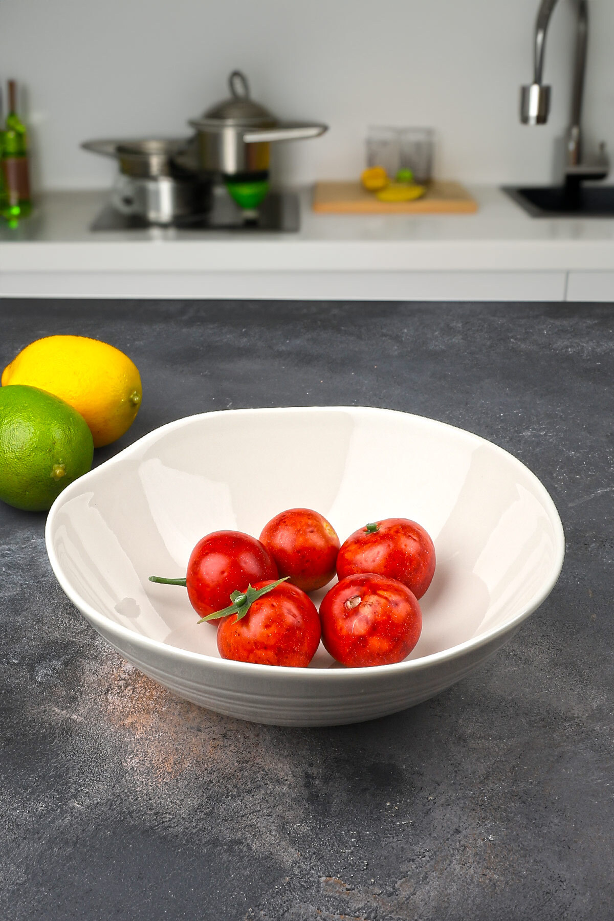 Seashell 20 cm Round Salad Bowl Single Salad Bowl