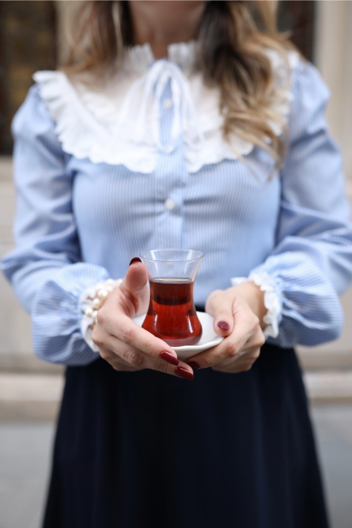 Poliyance  Poll Michel Açık Mavi Gömlek - Görsel 3