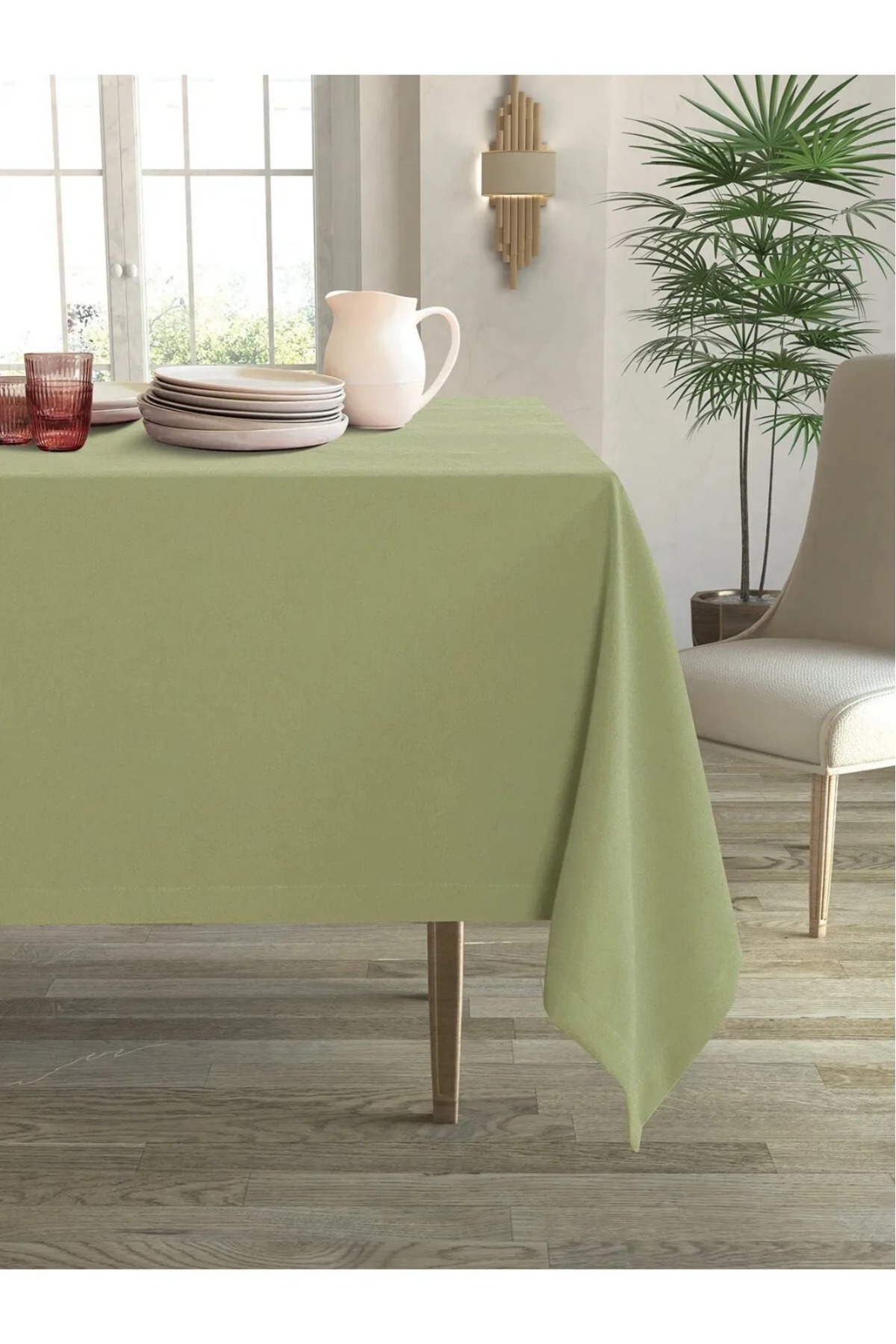 DEVRİM OLİVYA TEKSTİL VELVET TEXTURED STAIN-PROOF TABLE ORTUS
