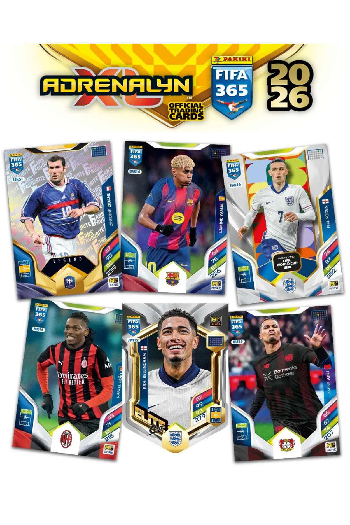 Next Plus Lisanslı Panini FIFA 365 Adrenalyn XL 2026 Album+Box of 50 Packs (300 Cards) fotoğrafı 5 (önizleme)