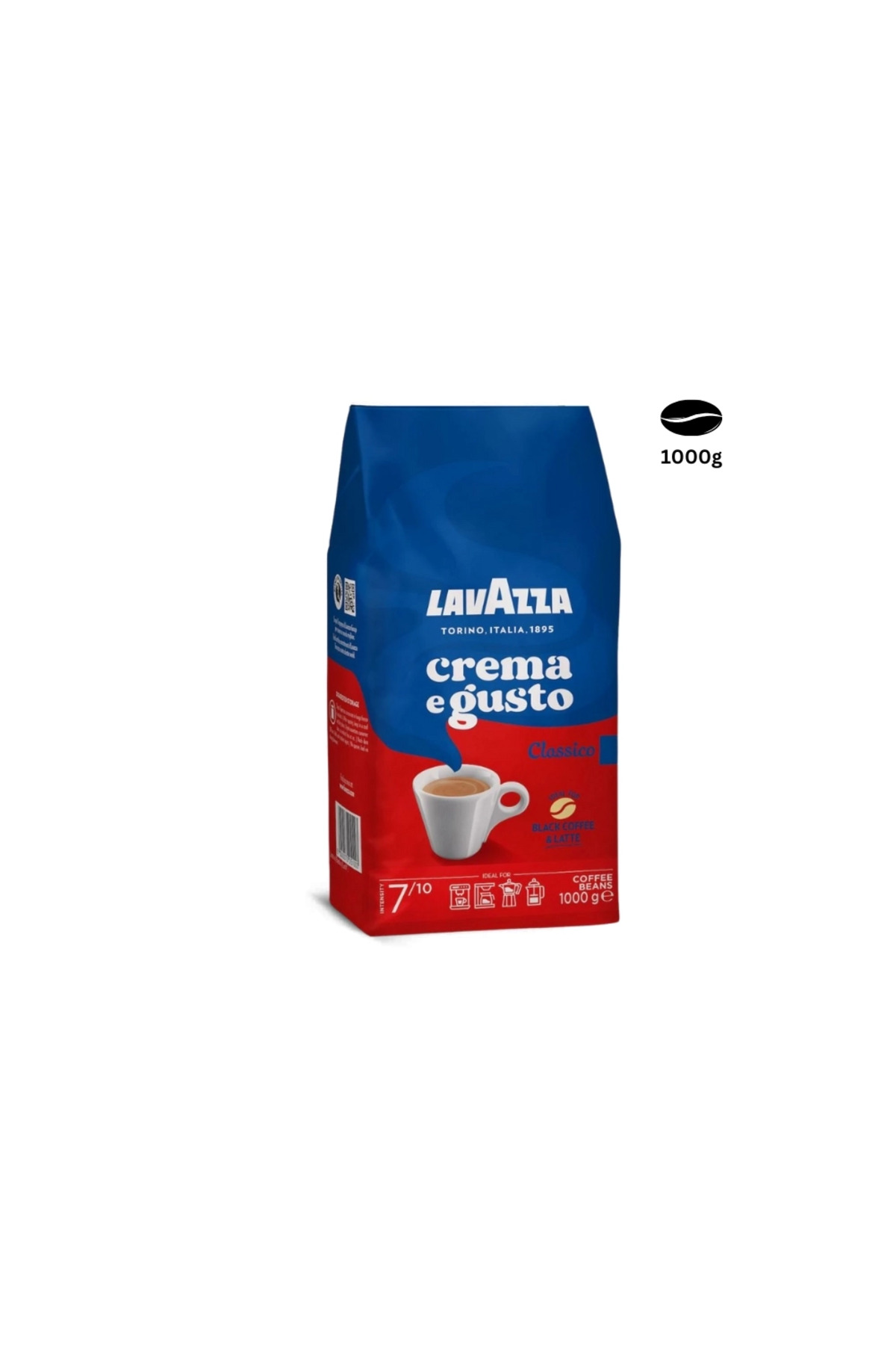 LavAzza Κρέμα e Gusto Classico, κόκκοι καφέ, 1 κιλό