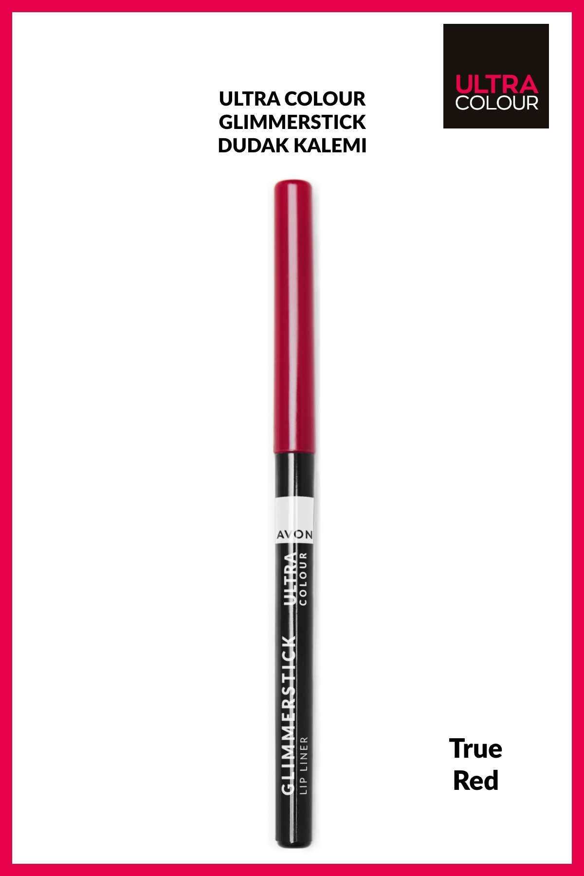 AVON Ultra Color Glimmerstick Dudak Kalemi - True Red — قرمز 1238200