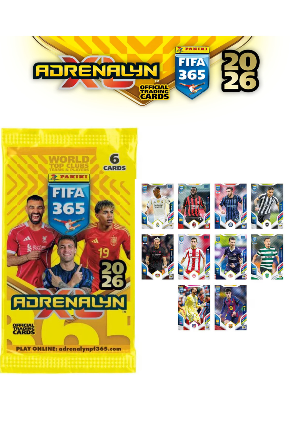 Next Plus Lisanslı Panini FIFA 365 Adrenalyn XL 2026 Album+Box of 50 Packs (300 Cards) fotoğrafı 6 (önizleme)