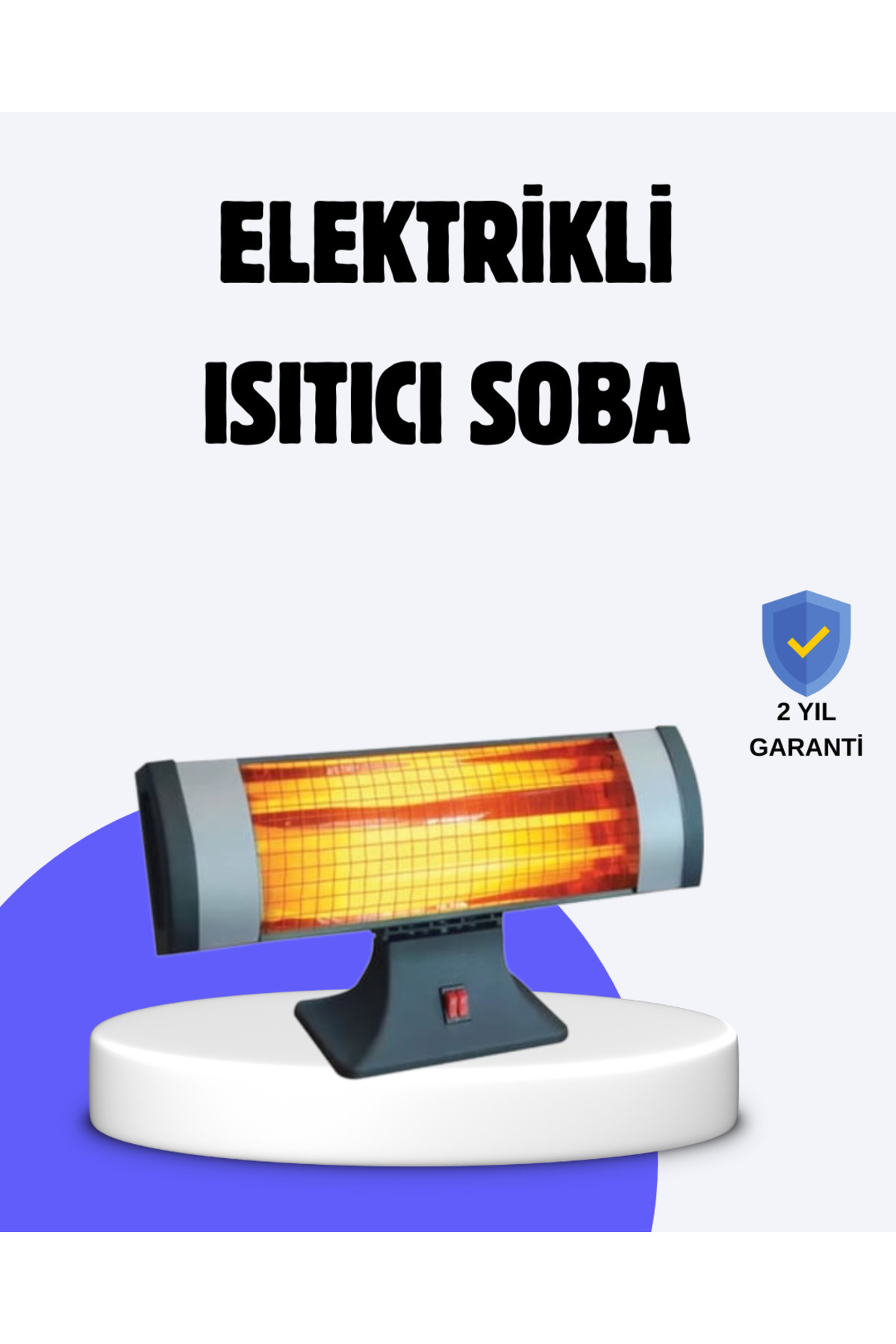 cenk x store Taşınabilir Infrared Isıtıcı Aşırı Isınma Korumalı