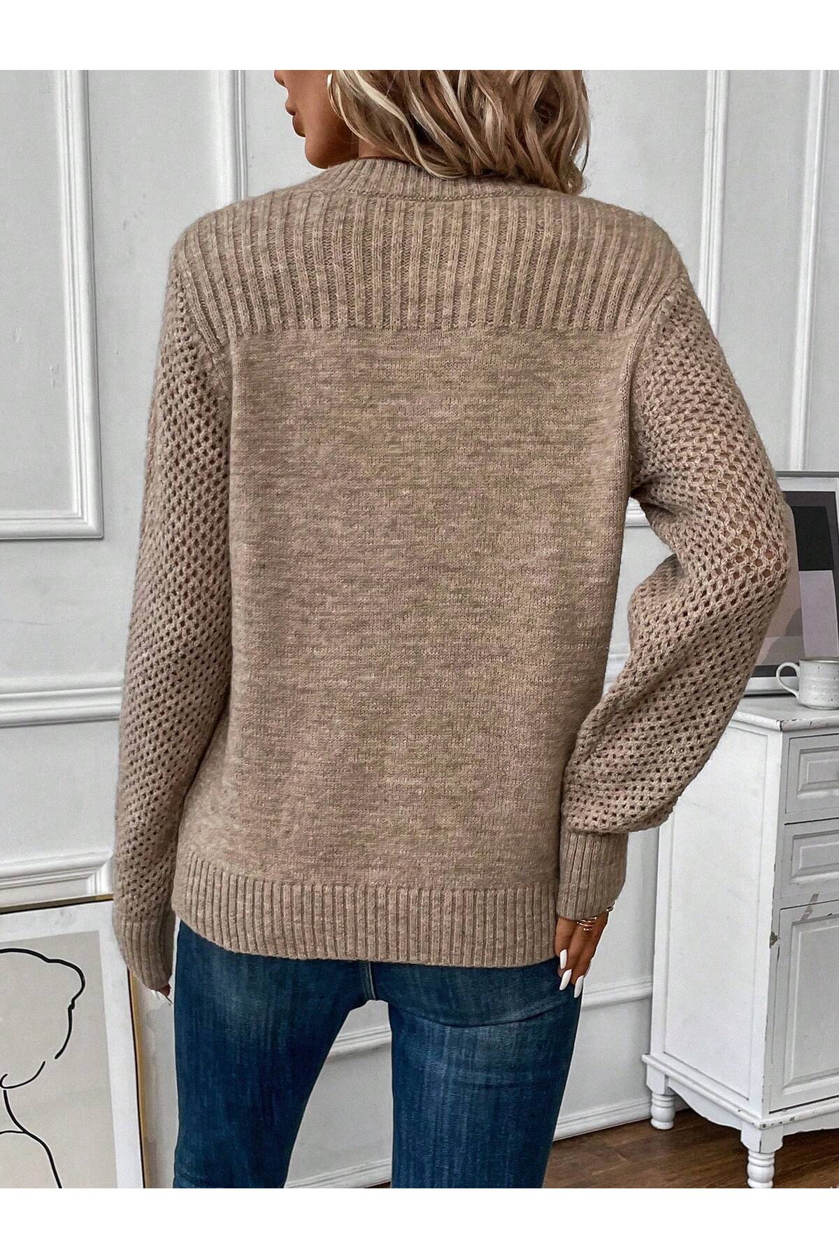 EFENDİX  KOL DETAYLI KAZAK - Görsel 2