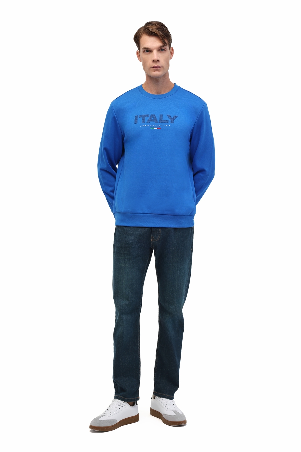 سویشرت مردانه راسته آستین استاندارد | لامبرجک Lumberjack ML GALE 16ITL701 5PR - تصویر 3