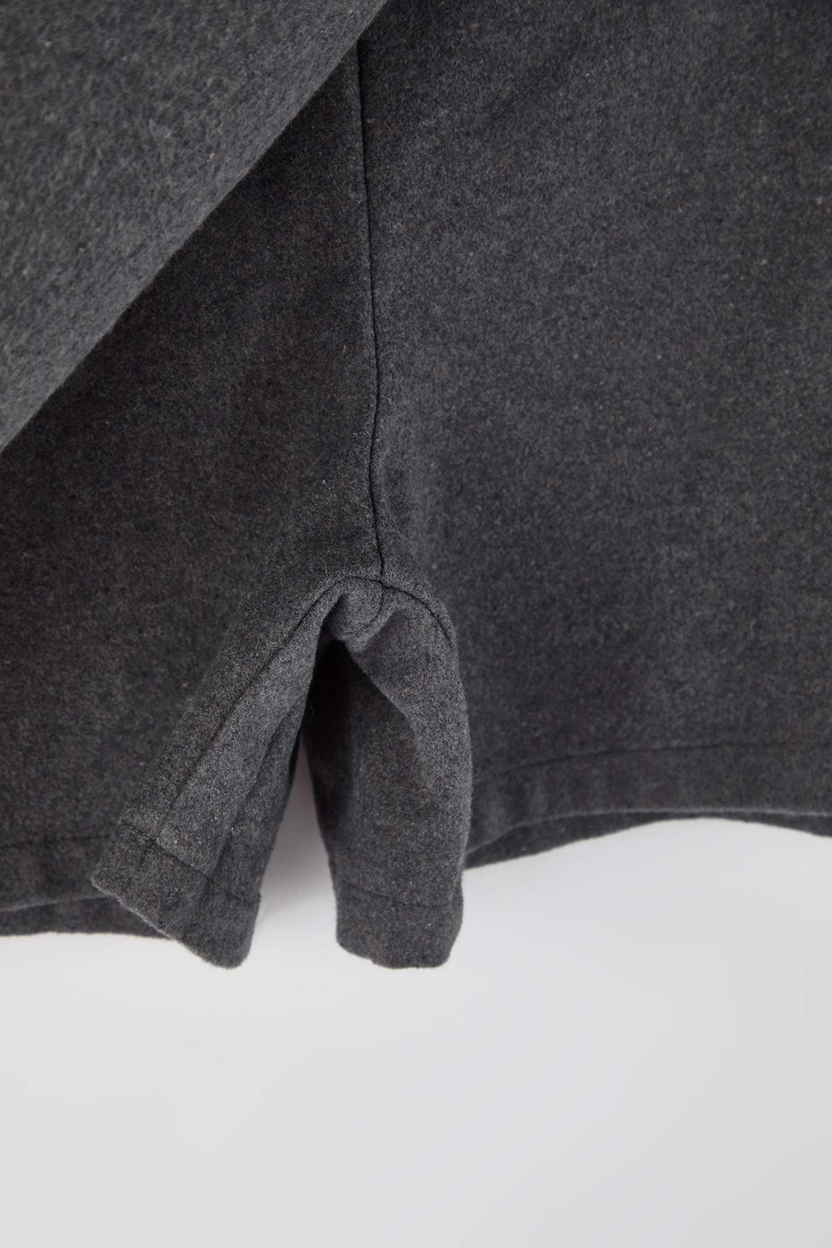 Trendyolmilla  Gri Kemerli Kaşe Kışlık Mini Dokuma Şort Etek TBBAW26AP00001 - Görsel 7