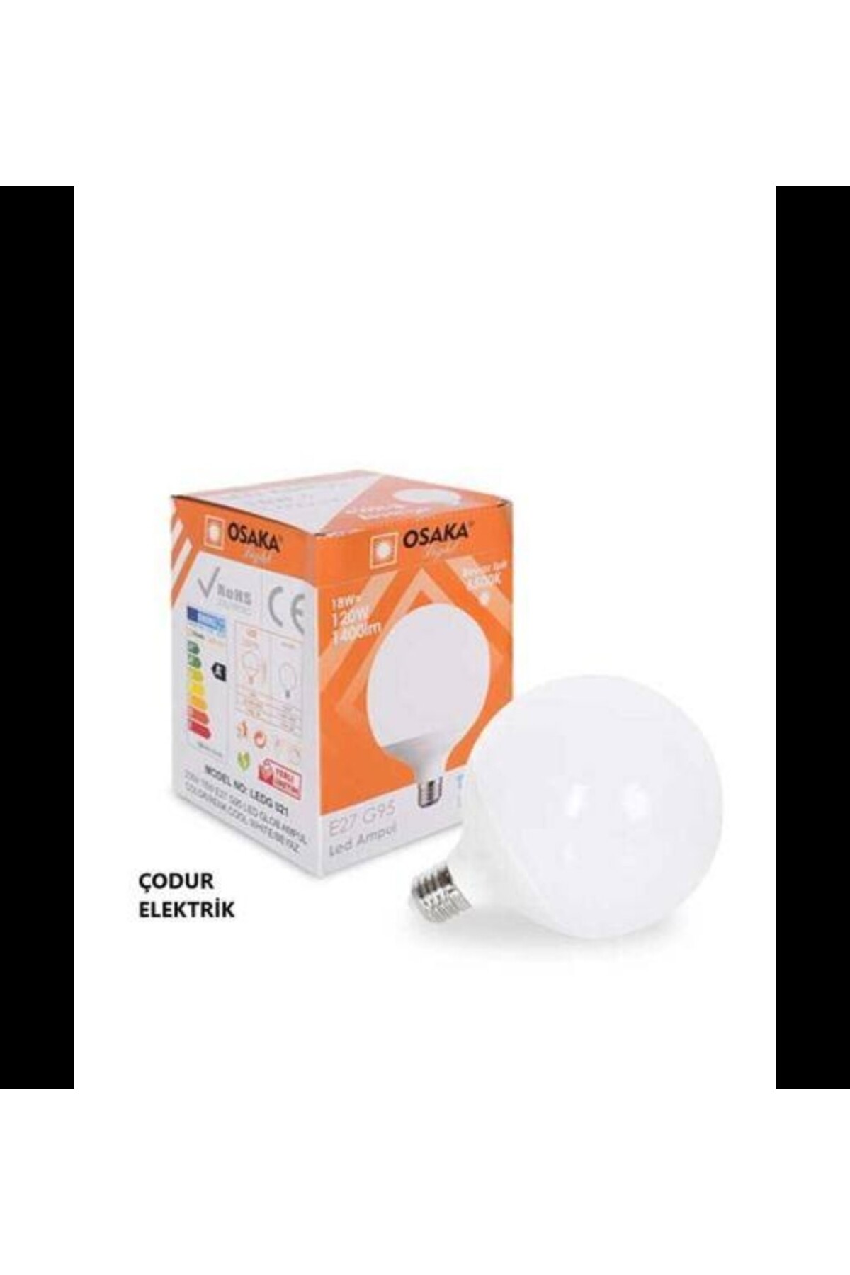 LUCCEO P120S LEDライト2本セット Osaka Light 20w =120w Eşdeğer 6500 Kelvin Beyaz ışık E27 Duylu