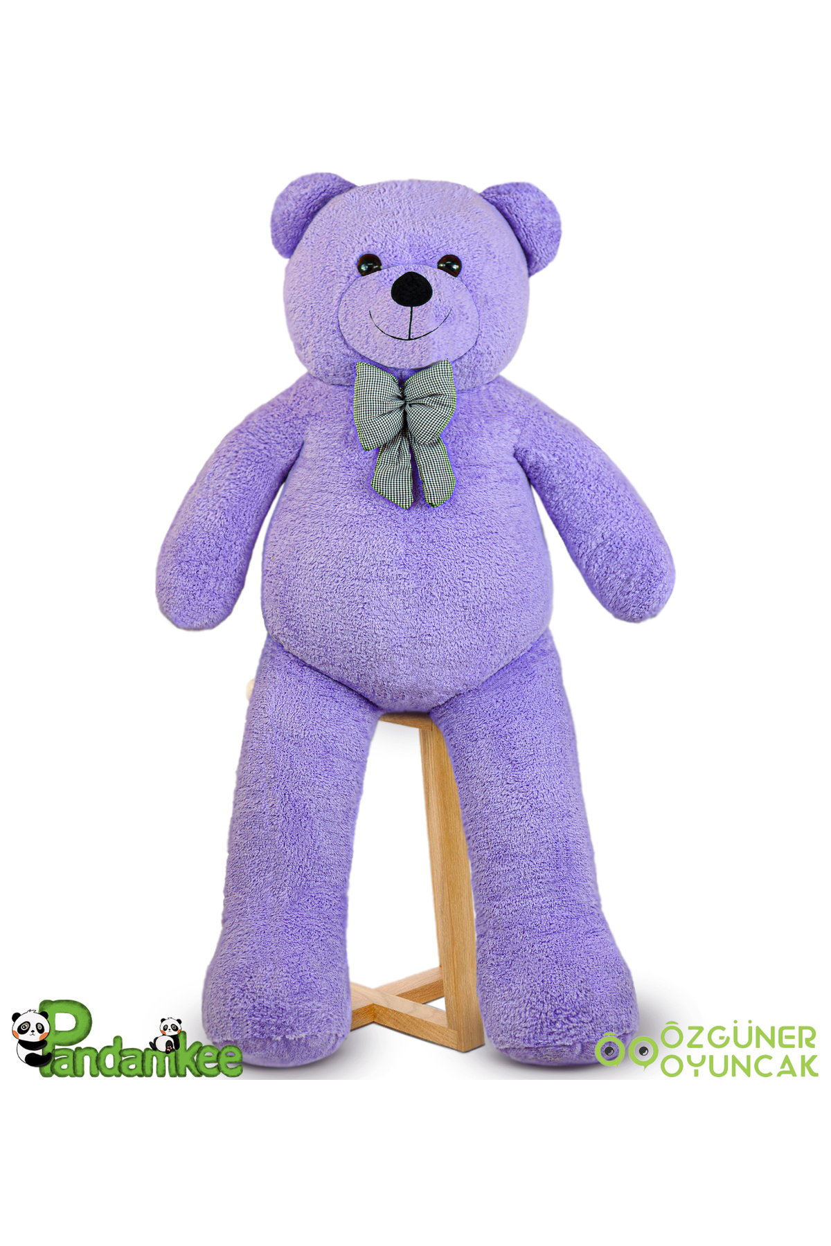 Özgüner Oyuncak Pandamkee Dev Büyük Peluş Ayıcık 170 cm Hediyelik Ayı (%100 Yerli) fotoğrafı 3 (önizleme)