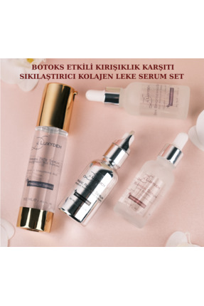 Luxydem Botoks Etkili Kırışıklık Giderici, Cilt Sıkılaştırıcı, Leke Serumu 4’...