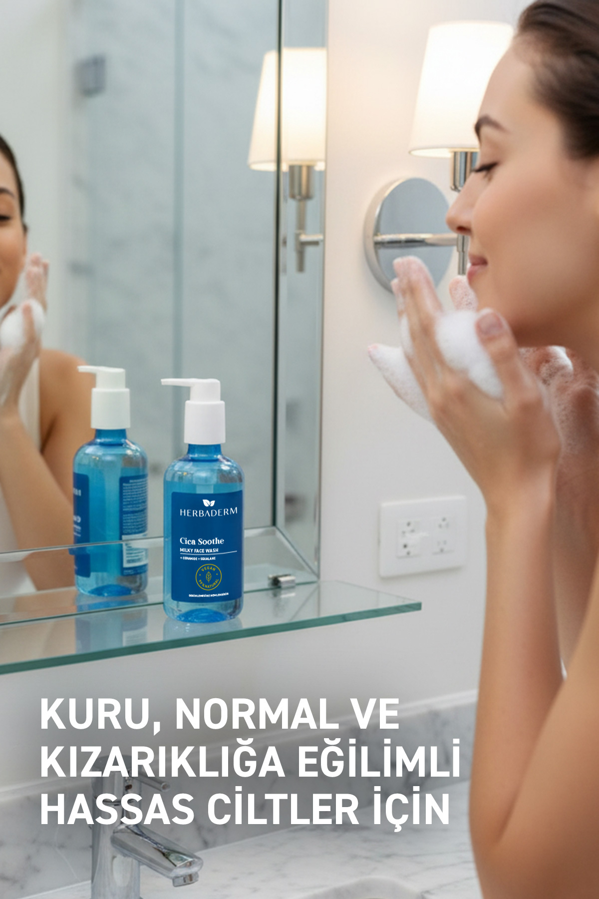 Cica Yüz Temizleme Jeli, Hassas, Kızarık Ciltler 250 ml — 9.341.795 — تصویر 6 از 6