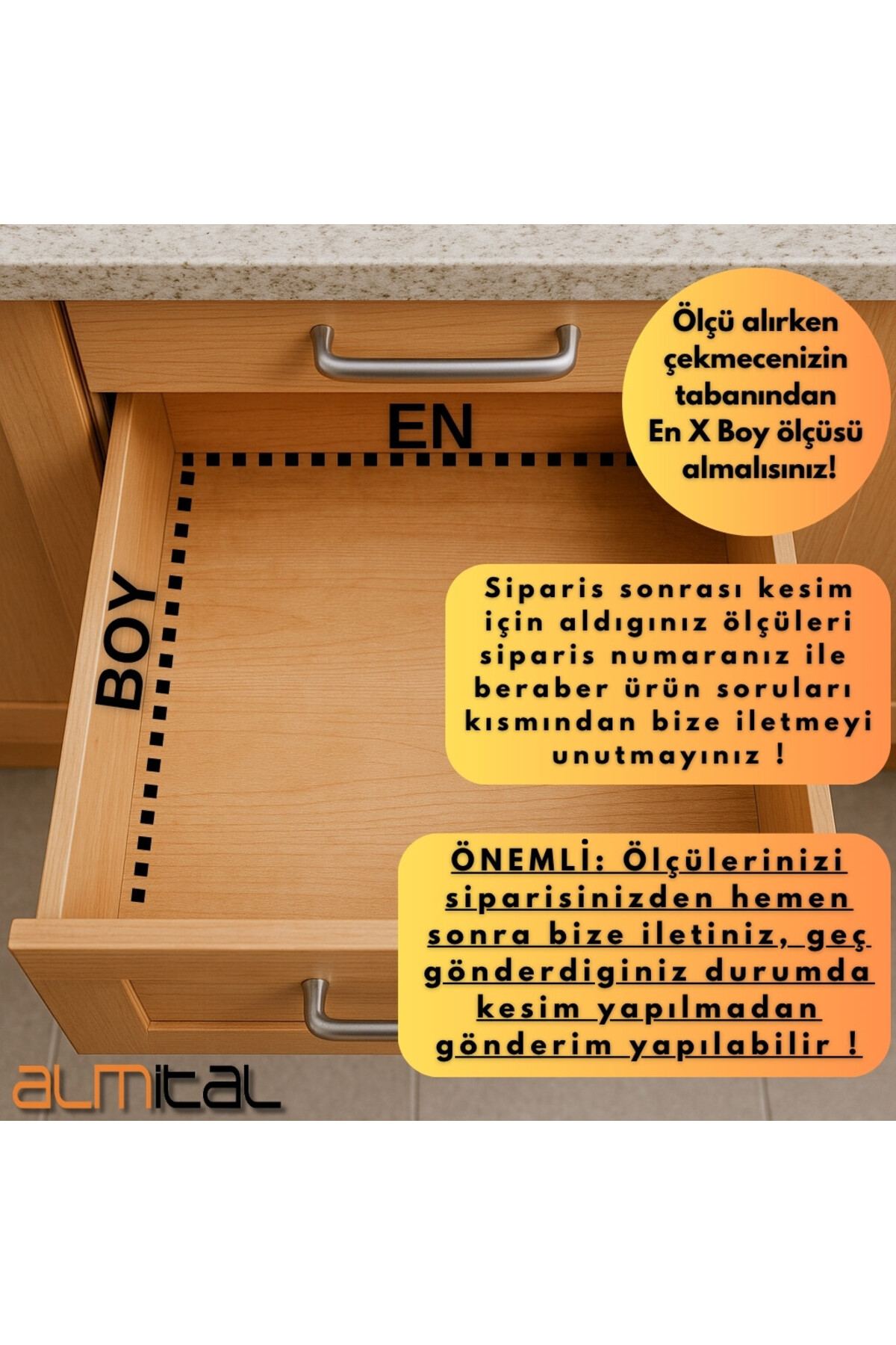 aydın mobilya aksesuarları Çekmece Içi Kaşıklık 86x49 Ücretsiz