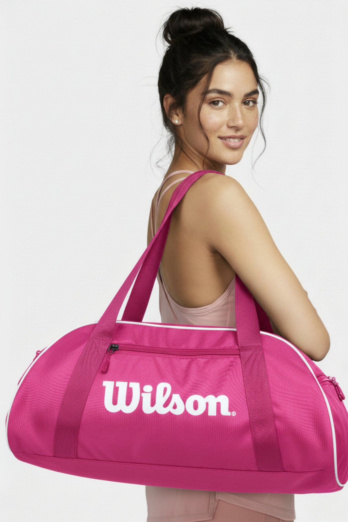 Wilson Spor ve Seyahat Çantası Kadın 35 Litre Pembe Kadın Kol ve Omuz Çantası
