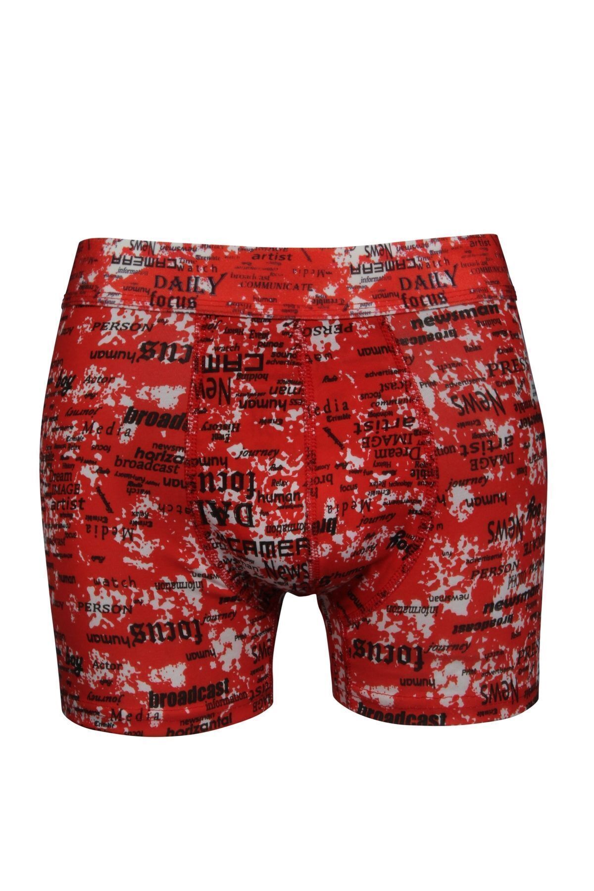 donset Erkek Desenli Boxer - 6'lı Bel Lastiği Kumaş İle Aynı Özel Paketinde görsel 7