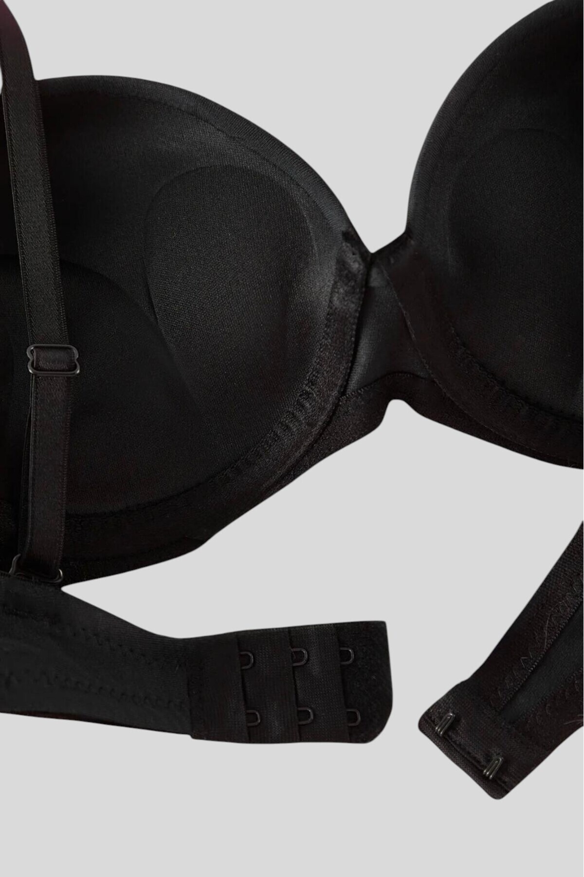 ELOSH BOUTIQUE İp Askılı Ekstra Dolgulu/Push-Up Tshirt Bra Örme Sütyen görsel 8