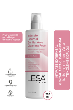 Lesaderm İntim Dış Genital Bölge Temizleme Köpüğü , PH Dengeli, Arındırıcı Ha...