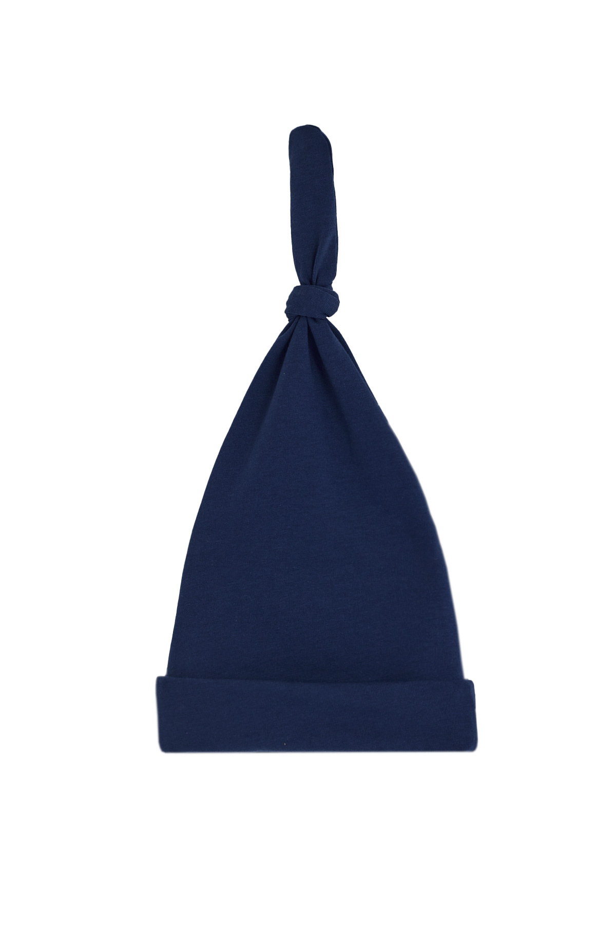 Babygiz Yenidoğan Kız Erkek Bebek %100 Pamuklu Penye Extra Yumuşak Hafif Terletmez Bere Lacivert fotoğrafı 6 (önizleme)