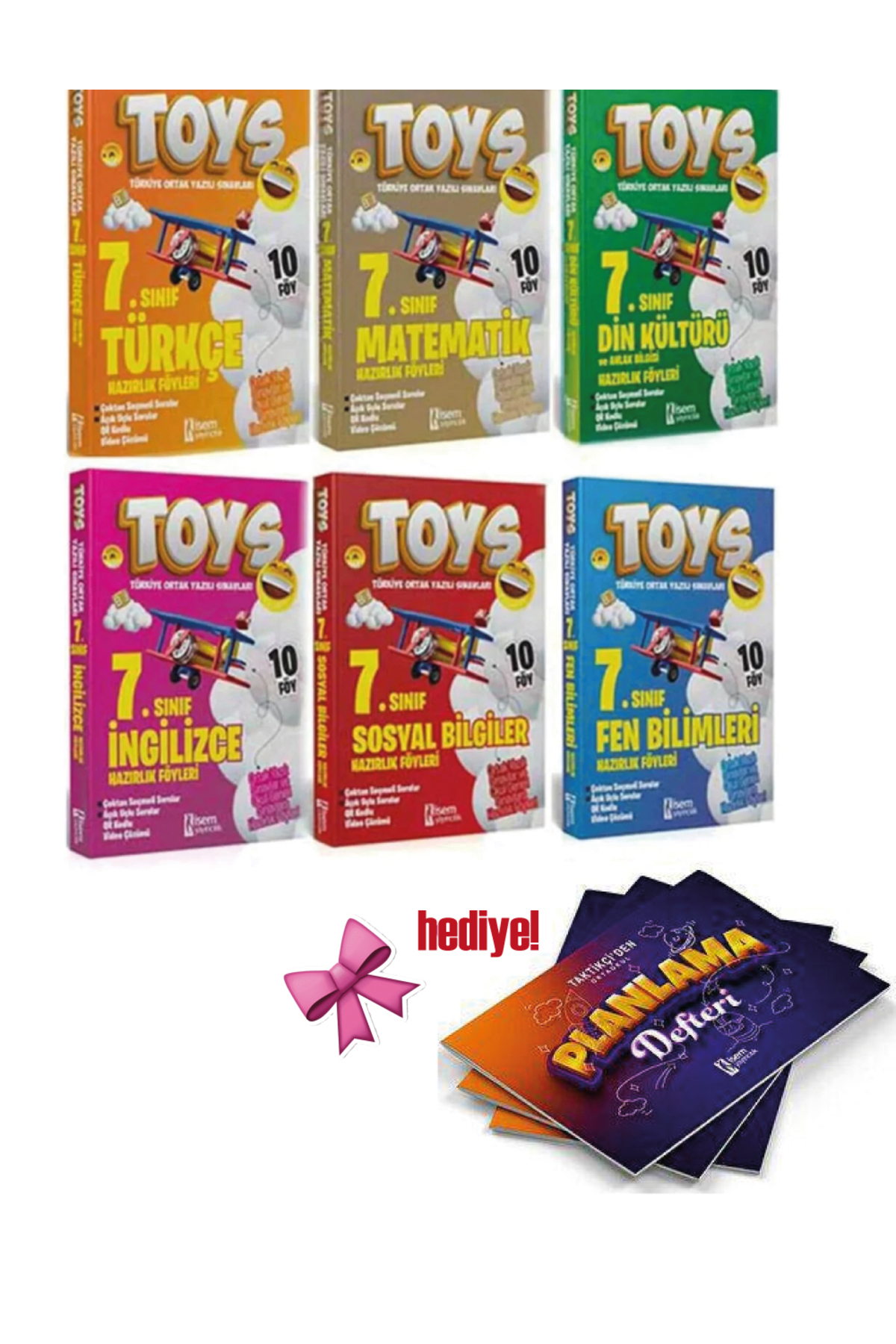 İsem Yayıncılık 2026 7. Sınıf TOYS Tüm Dersler Soru Bankası Seti +