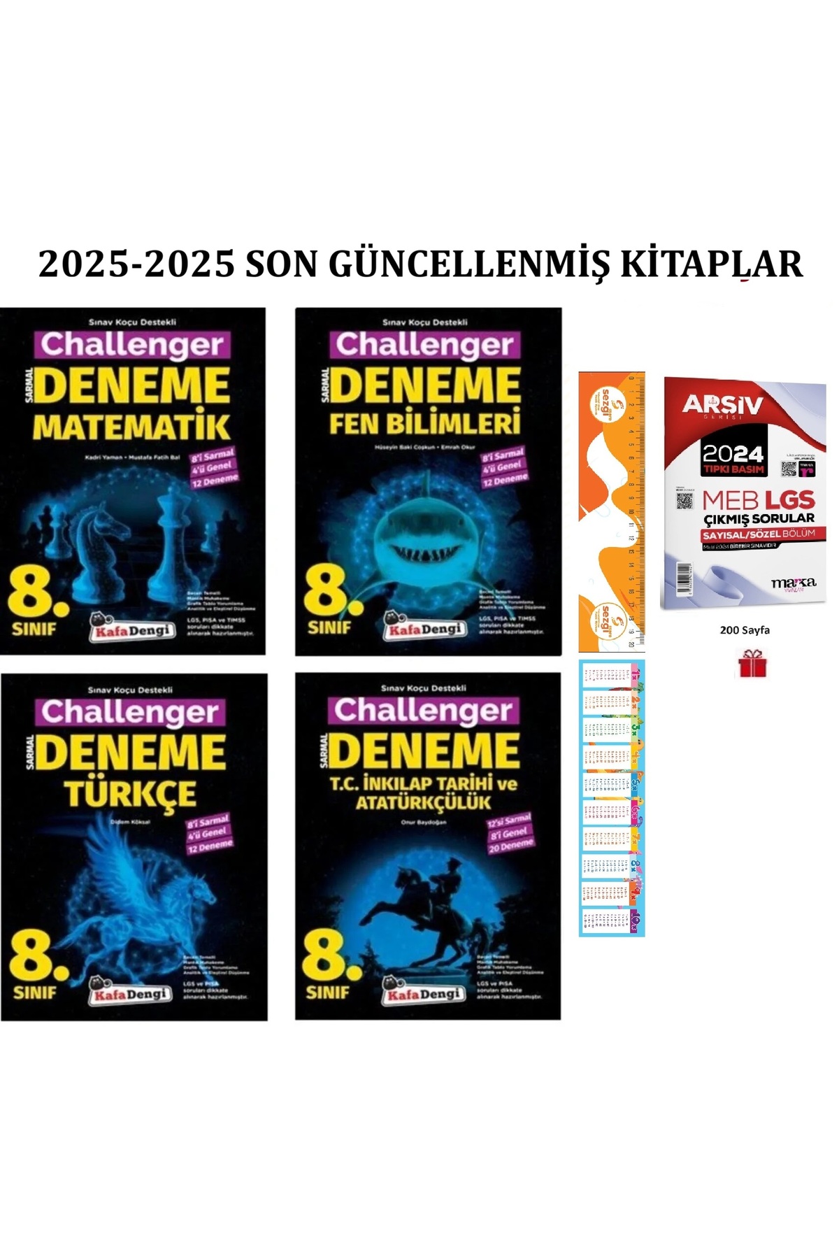 Kafa Dengi Yayınları 8. Sınıf Lgs Challenger Denemesi Seti 4 Kitap