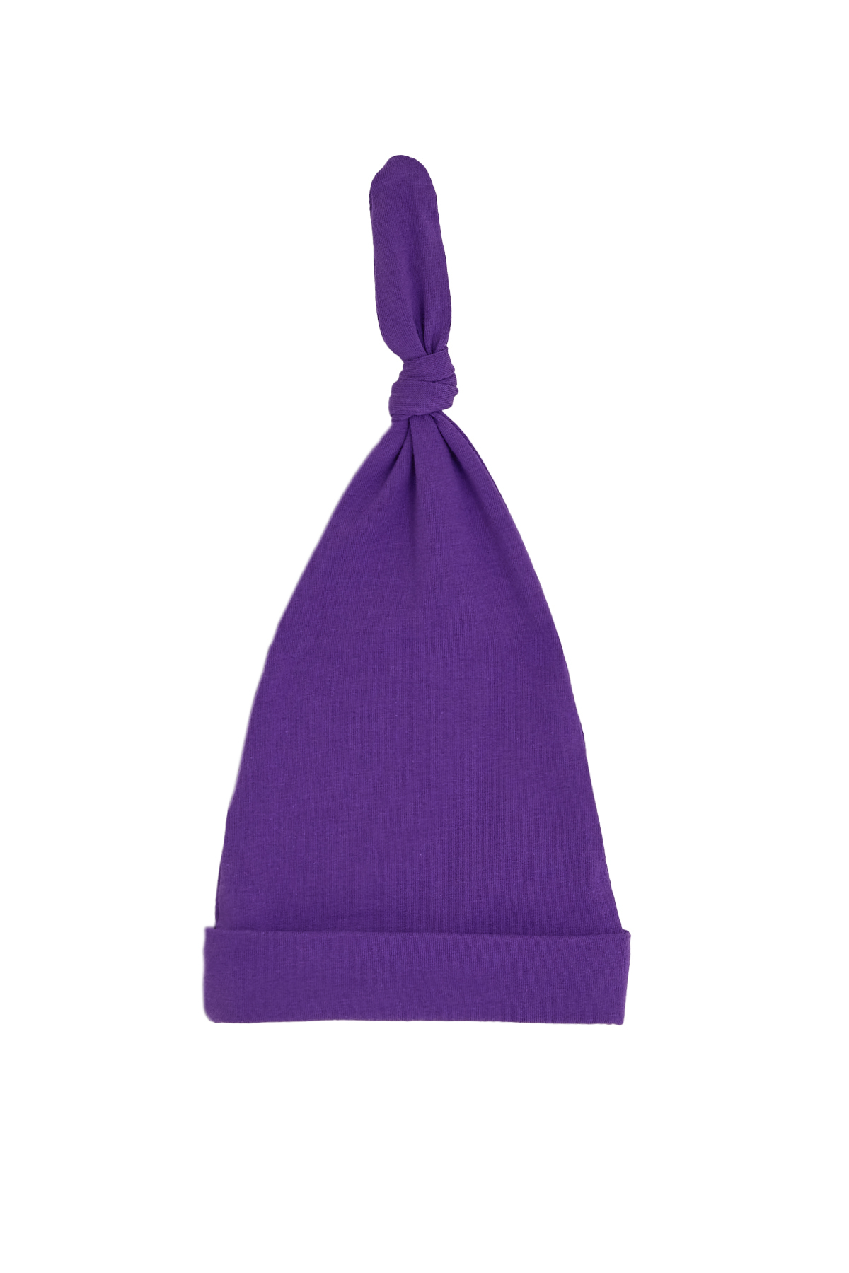 Babygiz Yenidoğan Kız Erkek Bebek %100 Pamuklu Penye Extra Yumuşak Hafif Terletmez Bere Mor fotoğrafı 6 (önizleme)