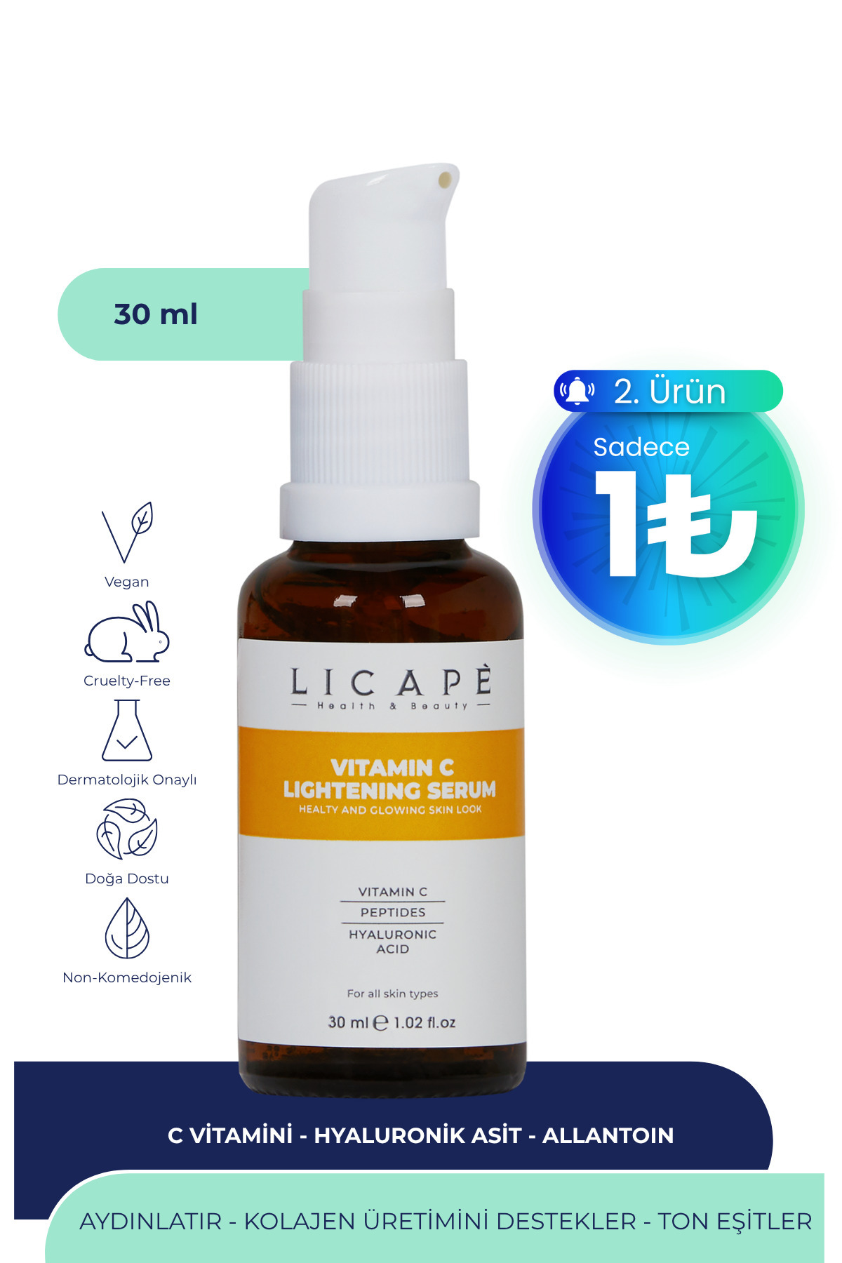Licape C Vitaminli Aydınlatıcı Serum 30 ml