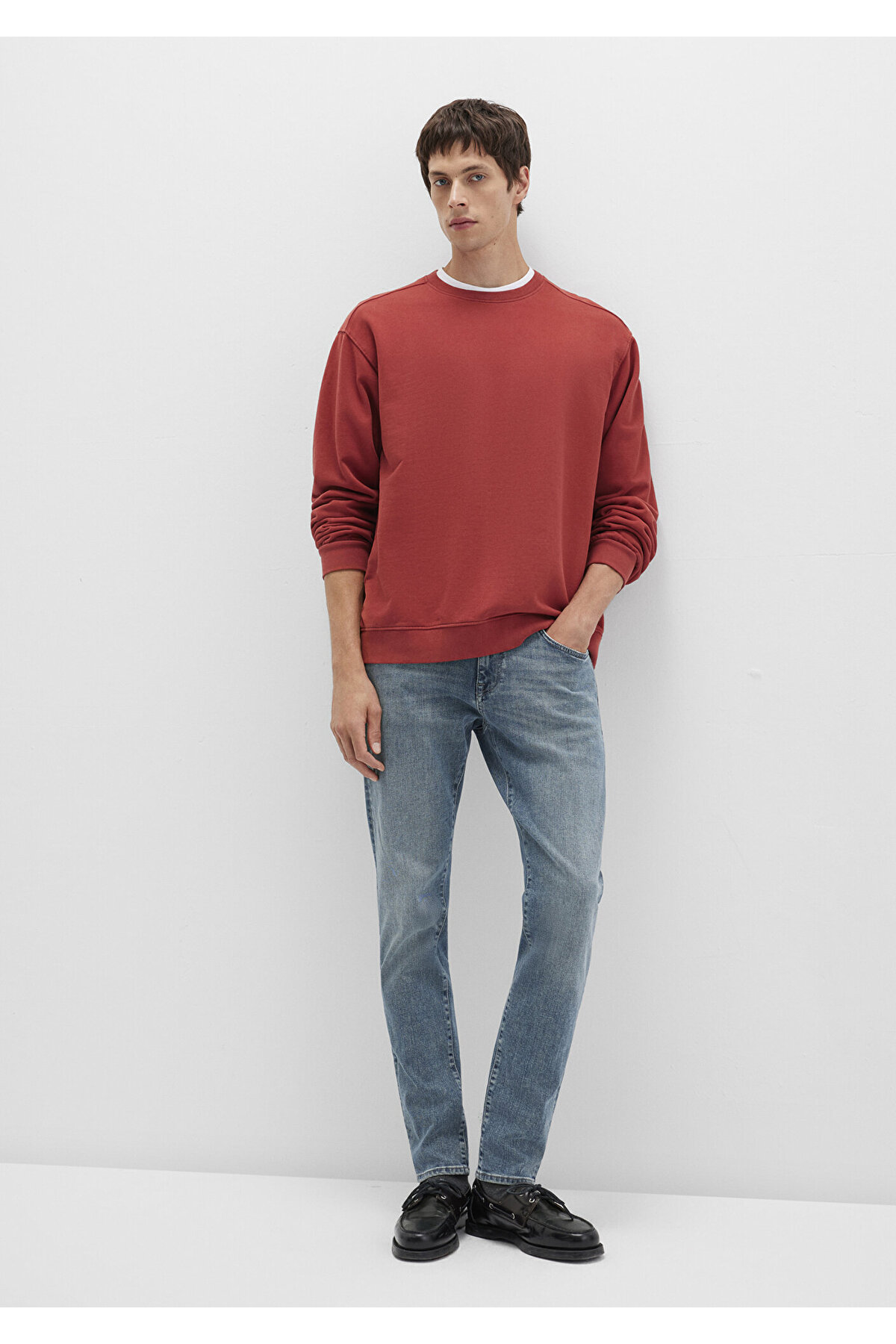 شلوار جین مردانه راسته | ماوی Mavi james-shaded-indigo-mavi-pro-m0042489555 - تصویر 2