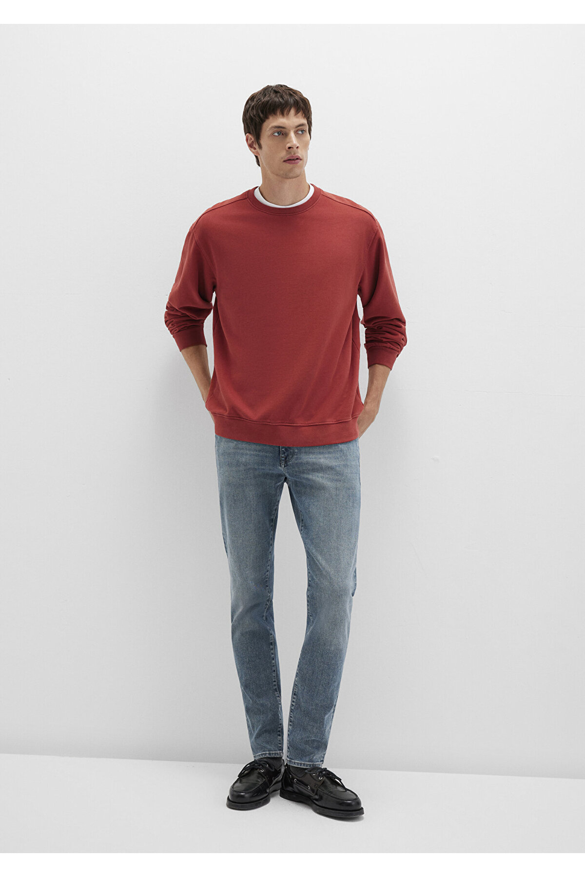 شلوار جین مردانه راسته | ماوی Mavi james-shaded-indigo-mavi-pro-m0042489555 - تصویر 3