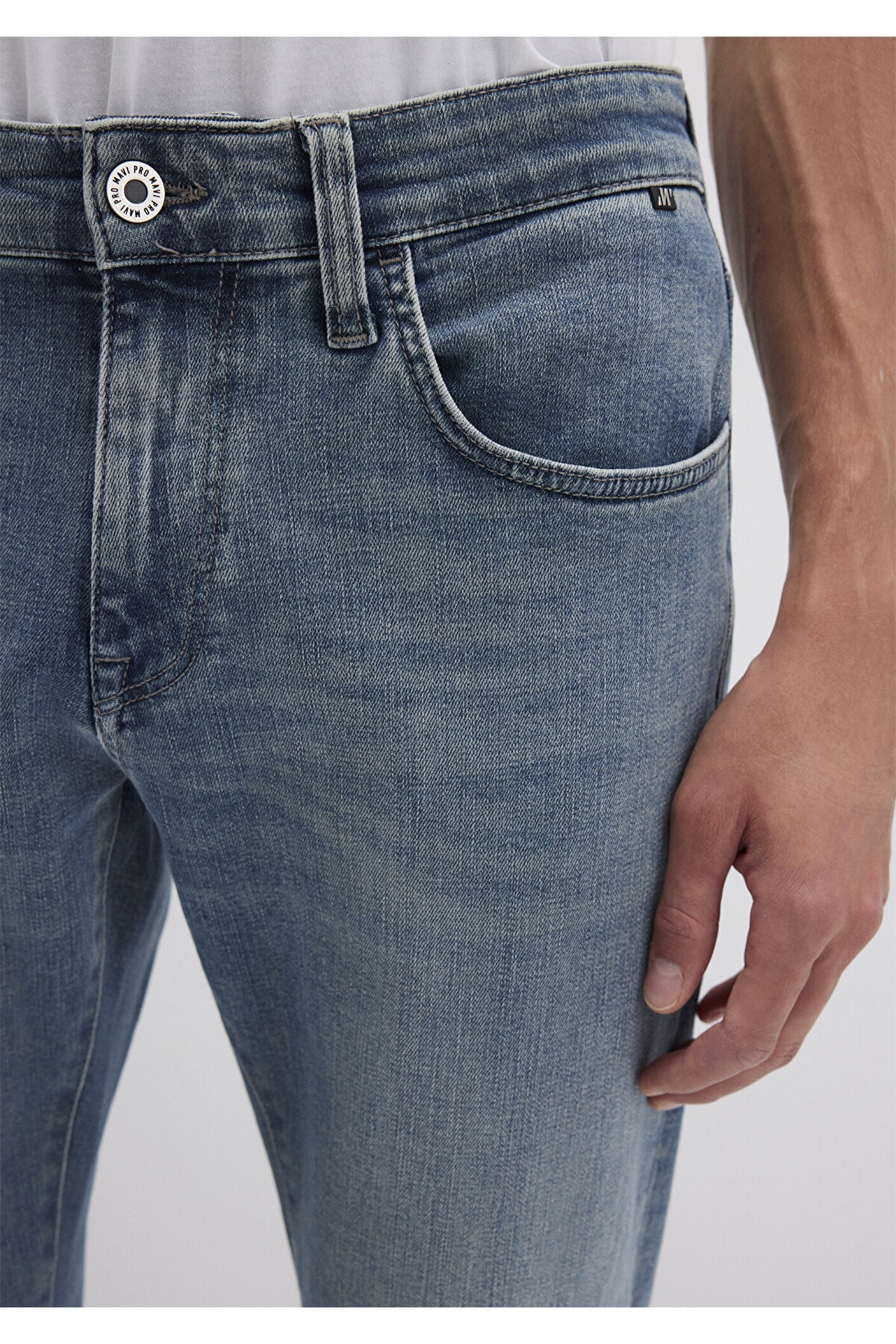 شلوار جین مردانه راسته | ماوی Mavi james-shaded-indigo-mavi-pro-m0042489555 - تصویر 6