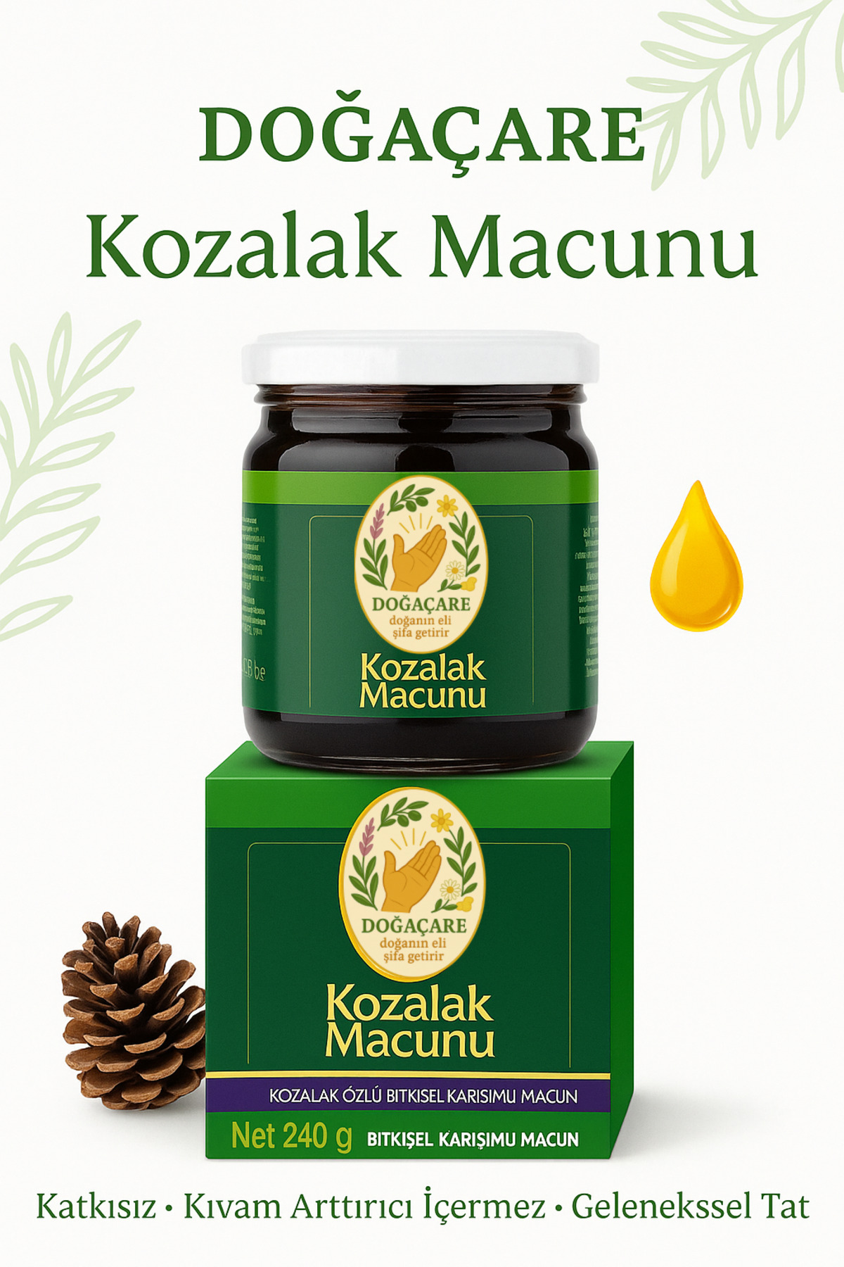 DOĞA ÇARE KOZALAK MACUNU DOĞAÇARE 240gr - Fiyatı, Yorumları