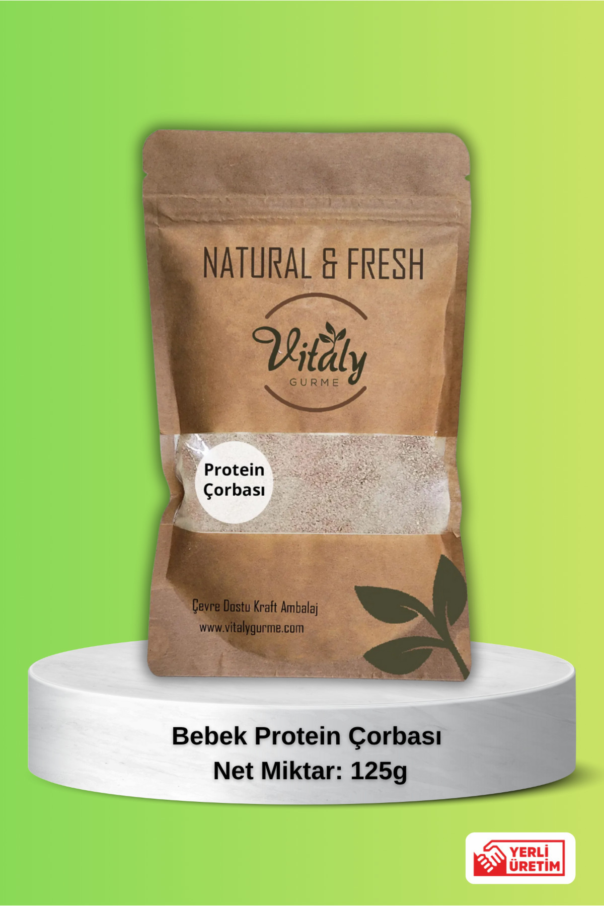 Vitaly Gurme Bebek Protein Çorbası 125 g – Doğal ve Dengeli Besleyici Ek Gıda Karışımı