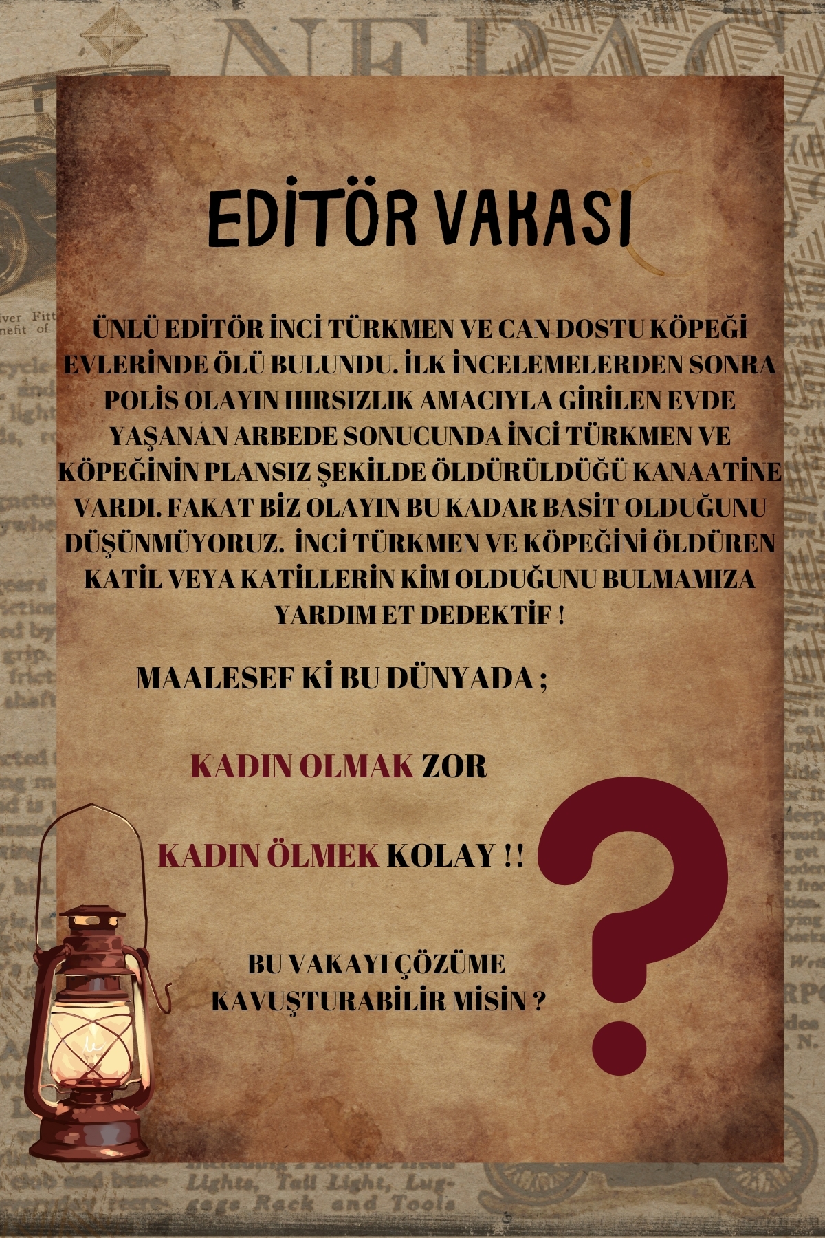 DEDEKTİFOLL Dedektif Oyunu, Dava Çözme, Katili Bulma 3'lü Set fotoğrafı 2 (önizleme)