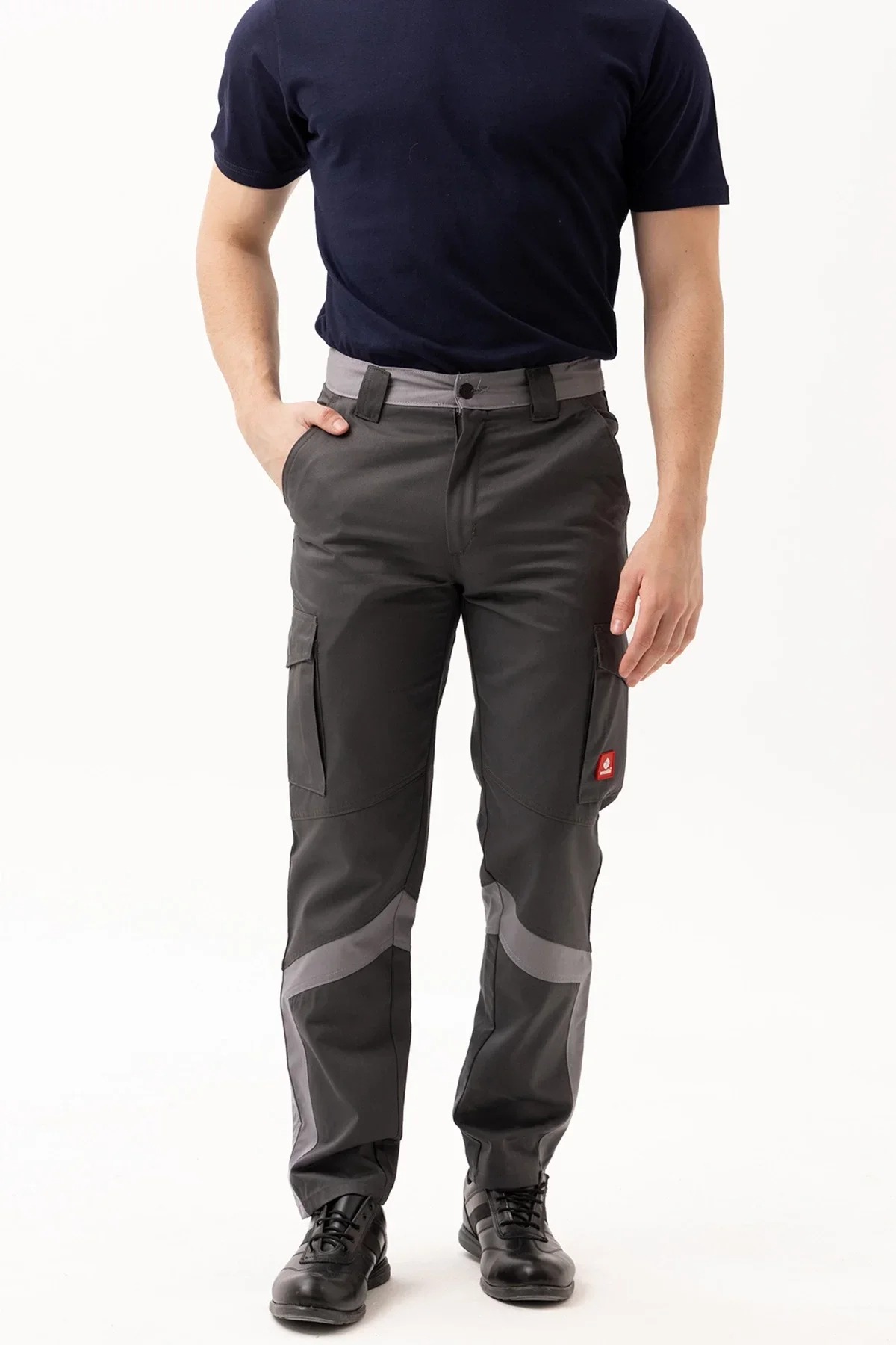 Erkek İş Pantolonu Çok Cepli Dayanıklı Gabardin Kumaş Pyrus Rahat Ergonomik Tasarım