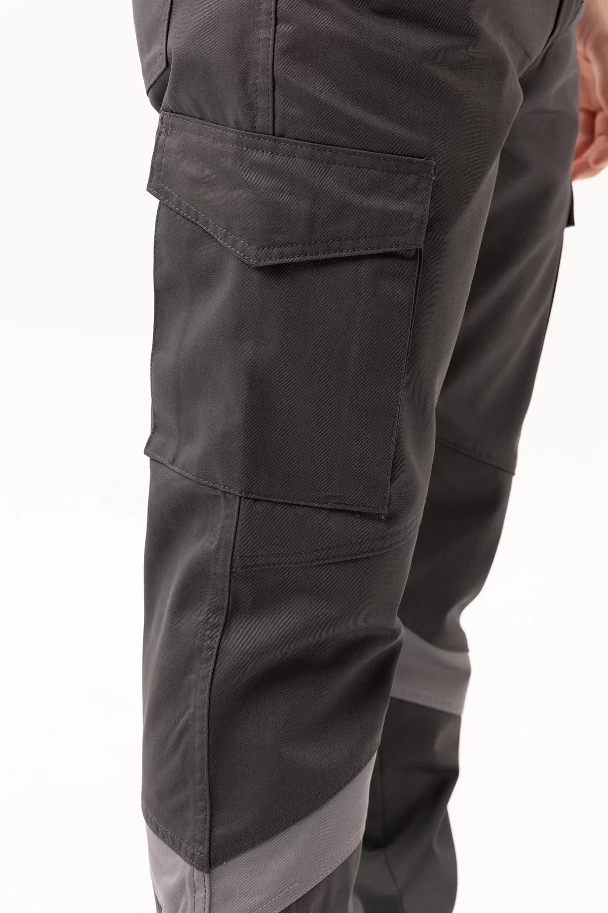Erkek İş Pantolonu Çok Cepli Dayanıklı Gabardin Kumaş Pyrus Rahat Ergonomik Tasarım