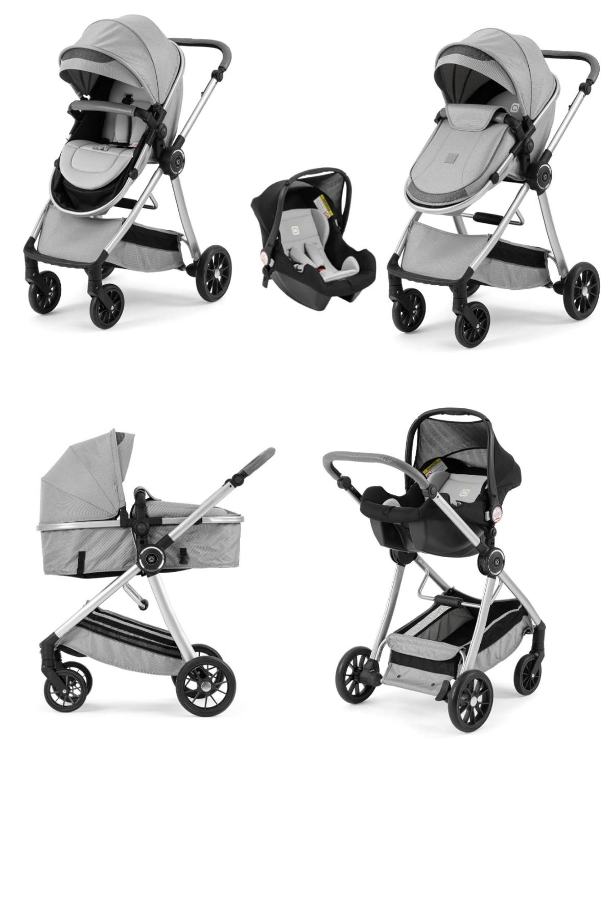 Mamma Comfy 6 in 1 Yeni Nesil Çift Yönlü Travel Sistem Bebek Arabası fotoğrafı 2 (önizleme)