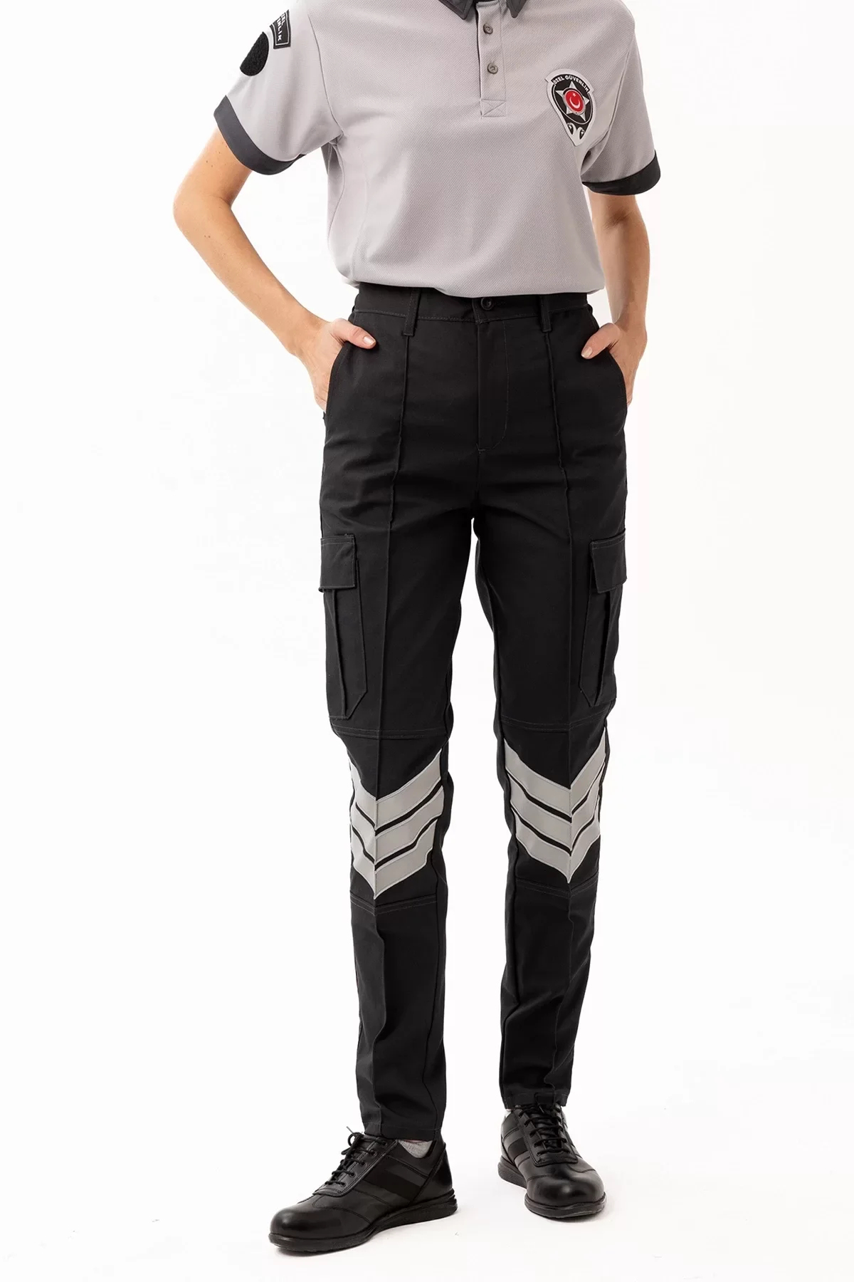 Unisex Güvenlik Pantolonu Yansıtıcı Detay Münih Görevlisi