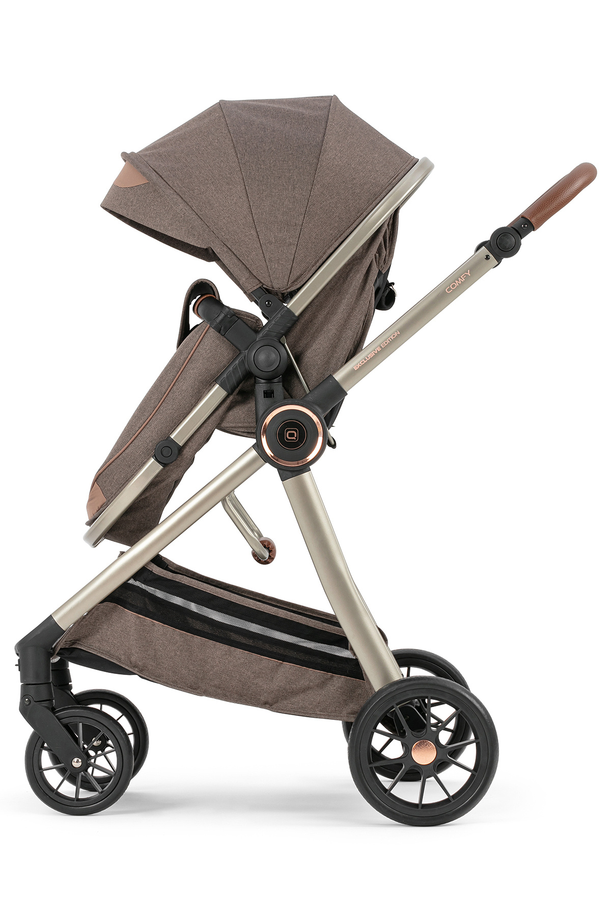 QUARD Mamma Life Seyahat Sistem Bebek Arabası Ve Oto Koltuğu Gri fotoğrafı 5 (önizleme)