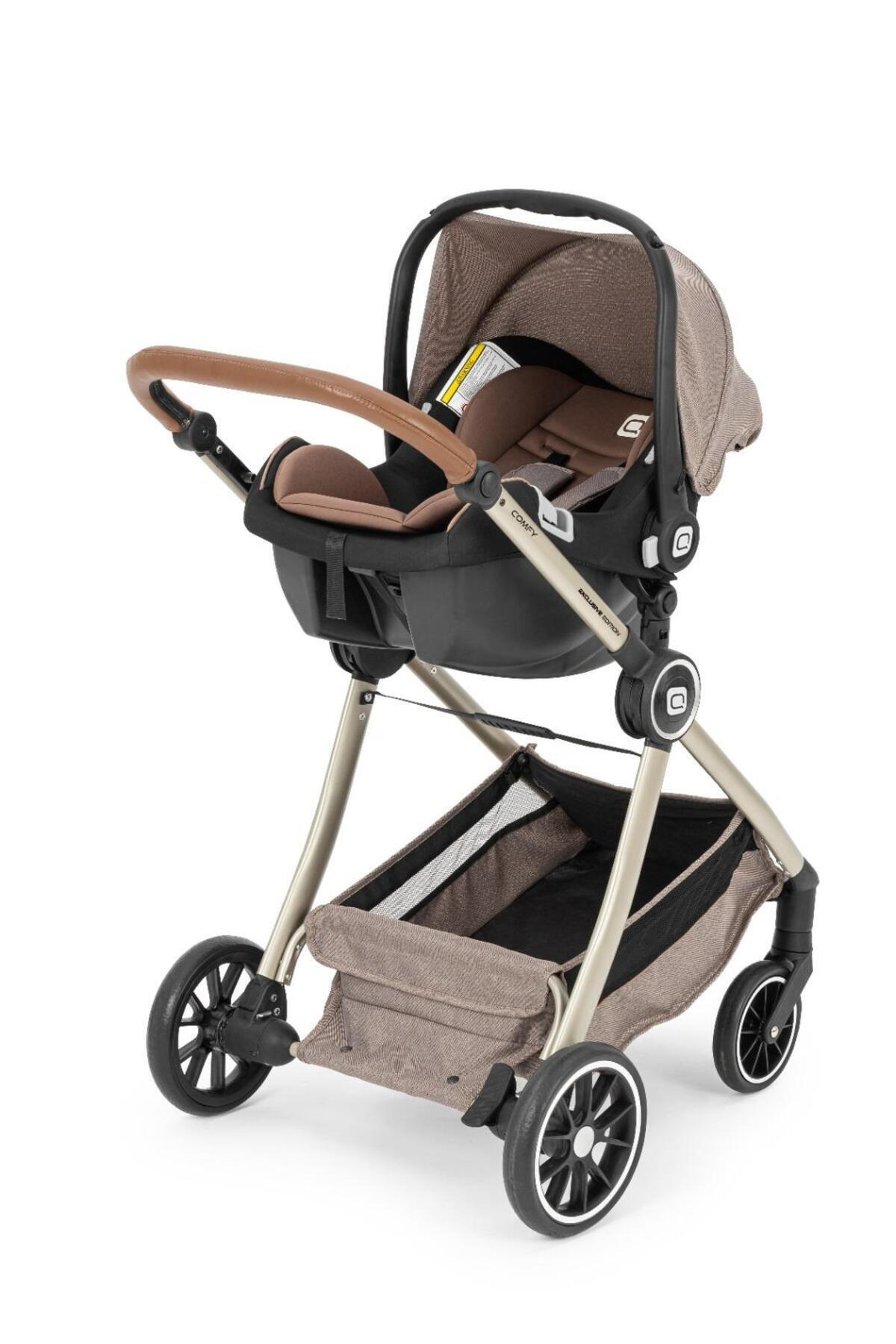 QUARD Mamma Life Seyahat Sistem Bebek Arabası Ve Oto Koltuğu Gri fotoğrafı 2 (önizleme)