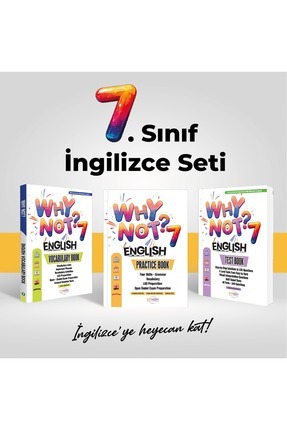 Daymoon Publishing WHY NOT? 7. SINIF ENGLİSH PRACTİCE BOOK-TEST BOOK-VOCABULA...