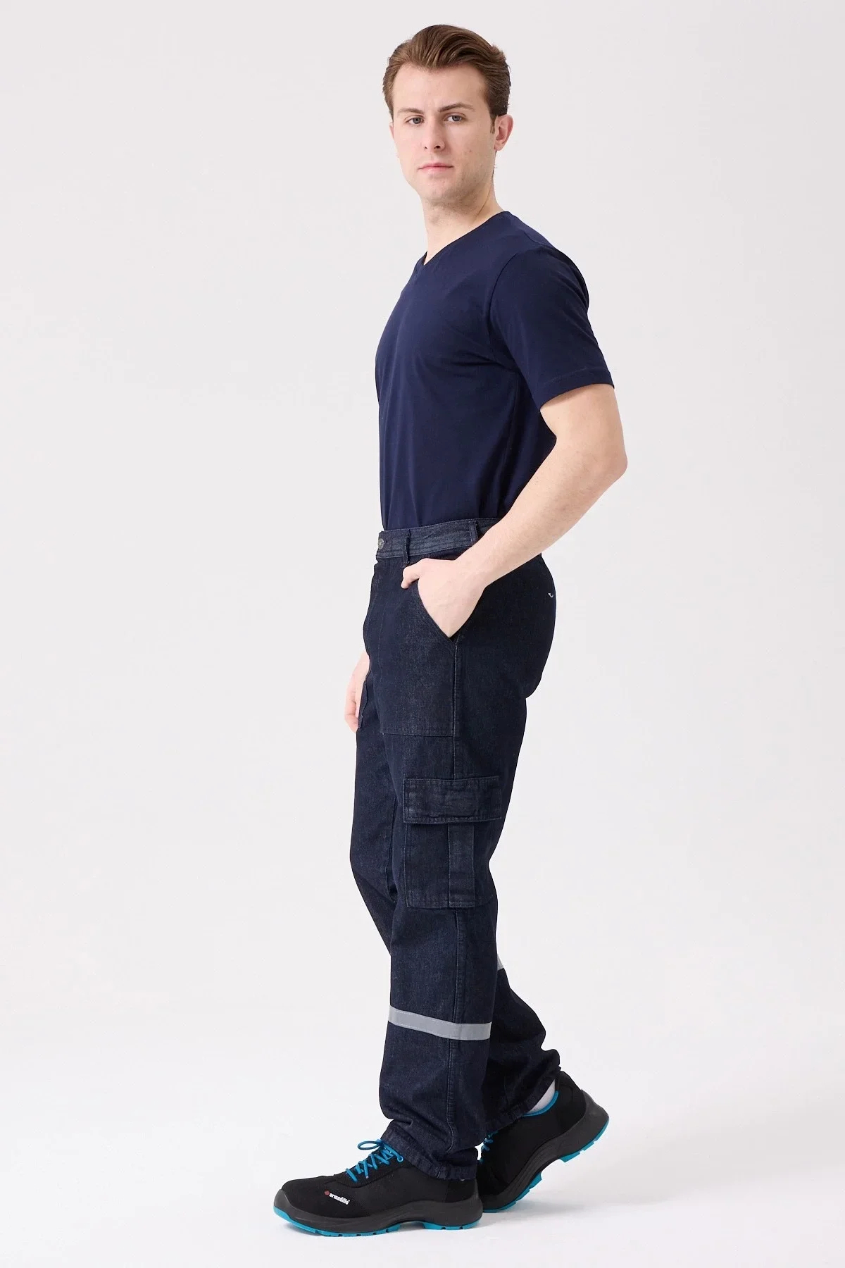 Kışlık Denim İş Pantolonu Erkek 12 Ons Kot Tulipa Konforlu Tasarım