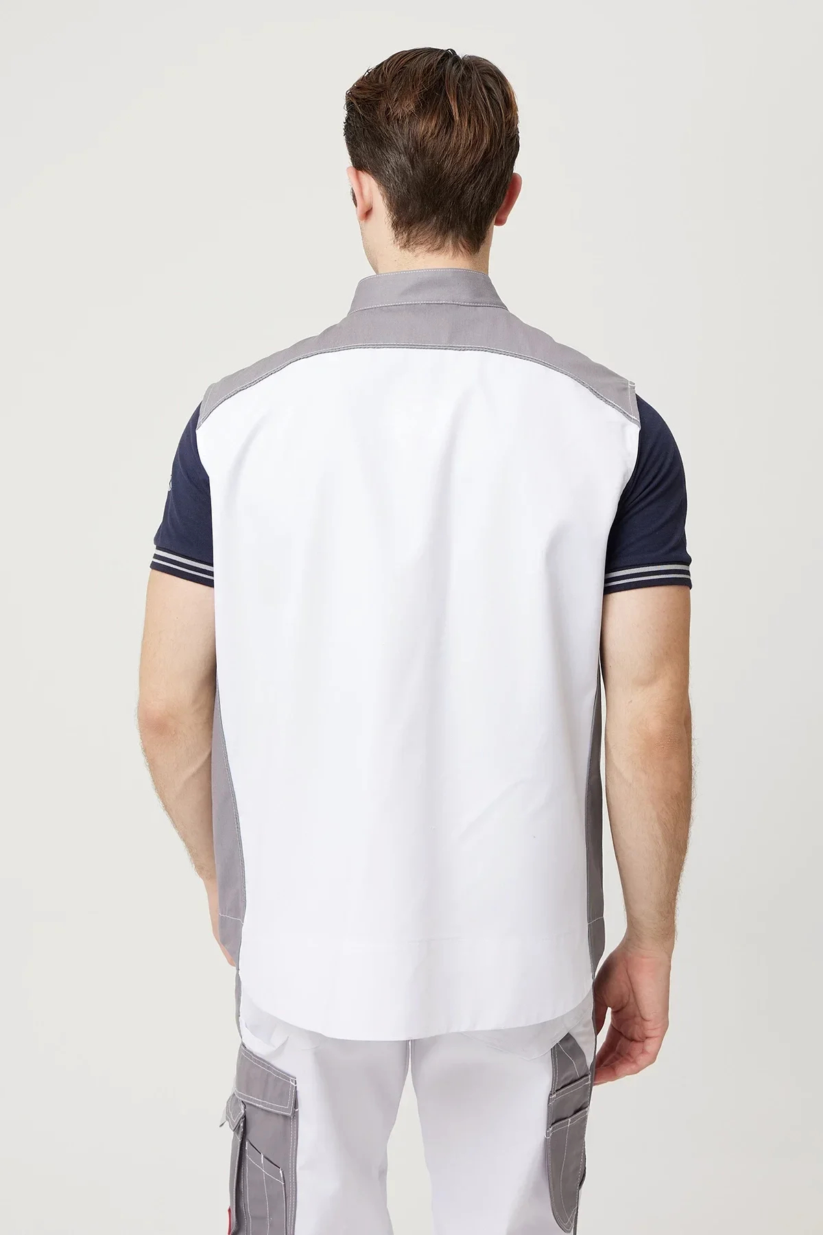 Yazlık İş Yeleği Polyester Gabardin Allium Outdoor Yelek Hafif Nefes Alabilir Fonksiyonel Cepli