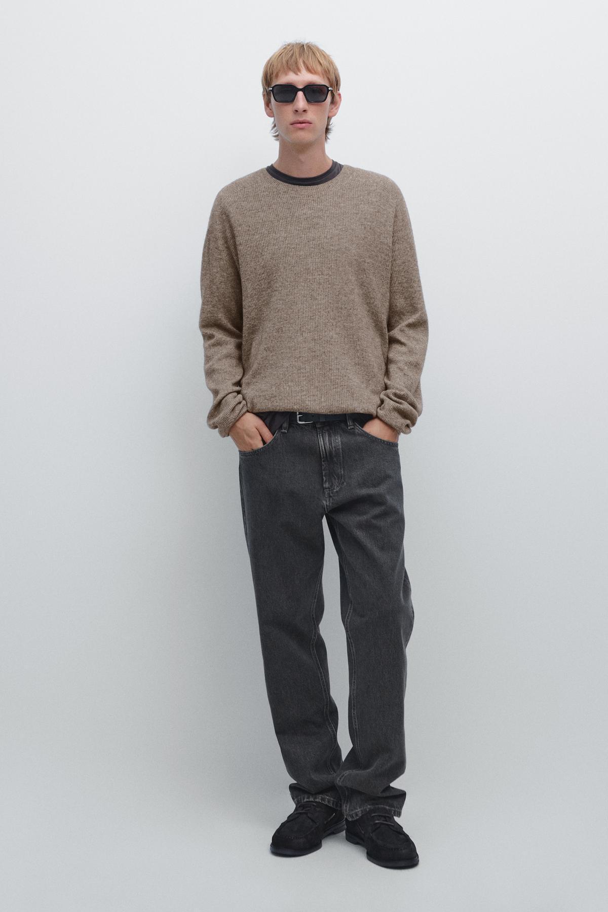 ماسیمو دوتی ژاکت بافتنی پشمی بدون درز