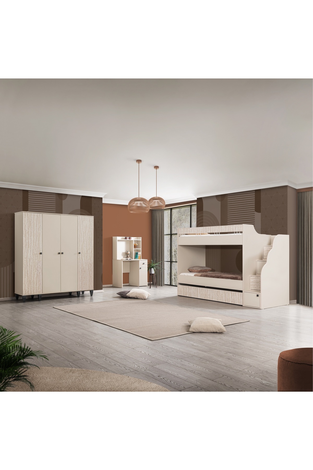 teknikgenç odası STORY 4LÜ COMPLEX RANZA SET