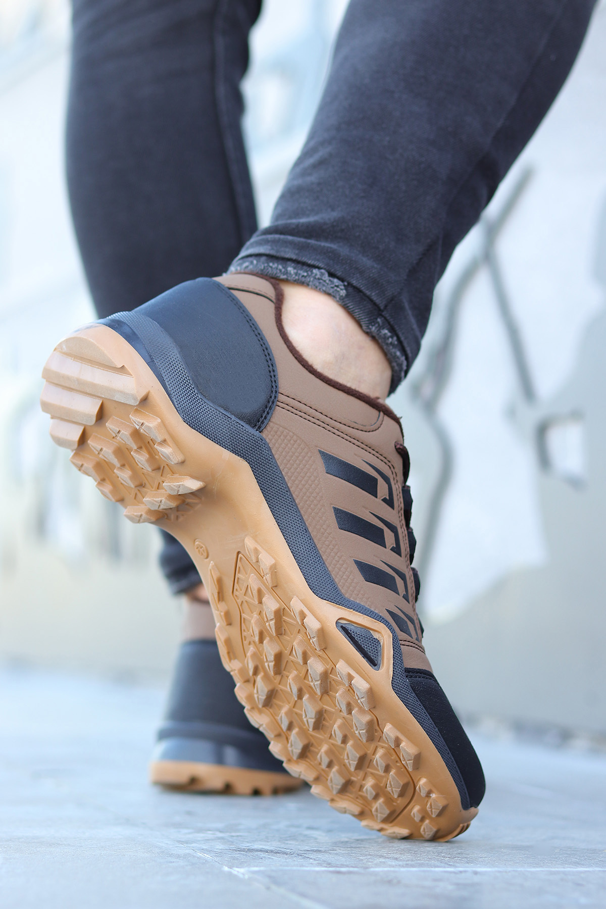 Vojo P7 Vizon Suya Dayanıklı Outdoor Kışlık Erkek Ayakkabı Bot görsel 5