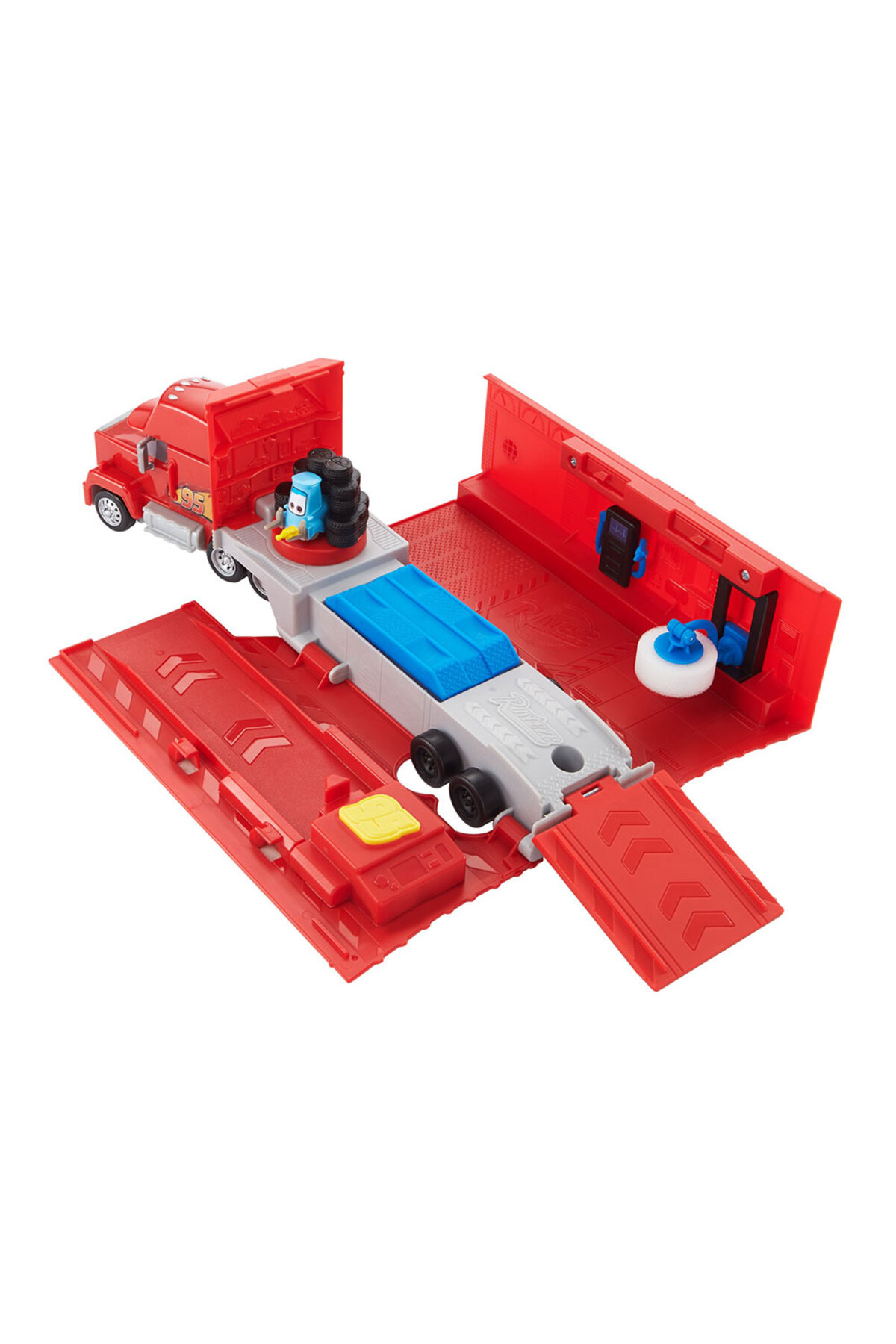 DİSNEY Cars Dönüştürülebilir Mack Oyun Seti HDC75 fotoğrafı 4 (önizleme)