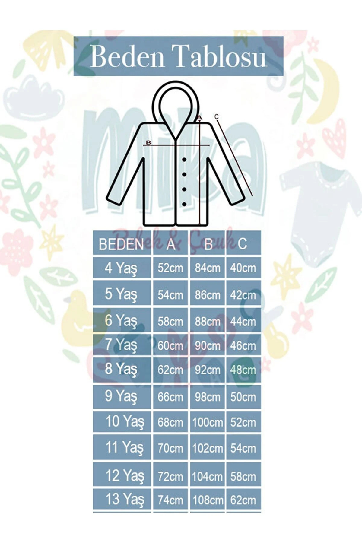 Mika Bebek & Çocuk Kalın Elyaf Dolgulu Su Rüzgar Ve Yağmur Geçirmez Kapüşonlu Kiremit Erkek Çocuk Kışlık Şişme Mont fotoğrafı 5 (önizleme)