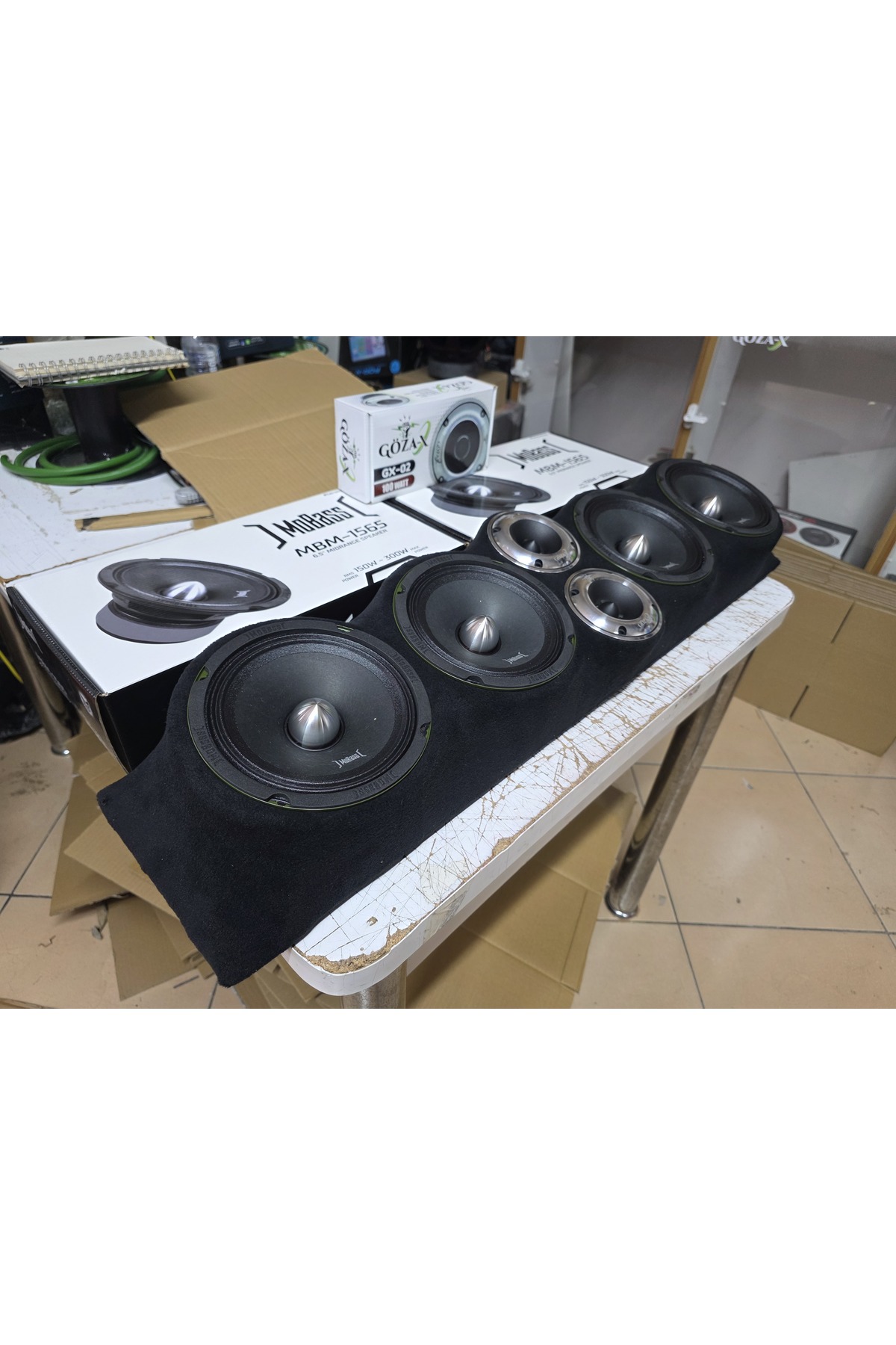 AKGÖZ SOUND MOBAS 16 cm PAKET SES SİSTEMİ 20 CM YENİ SERİ 2 takım