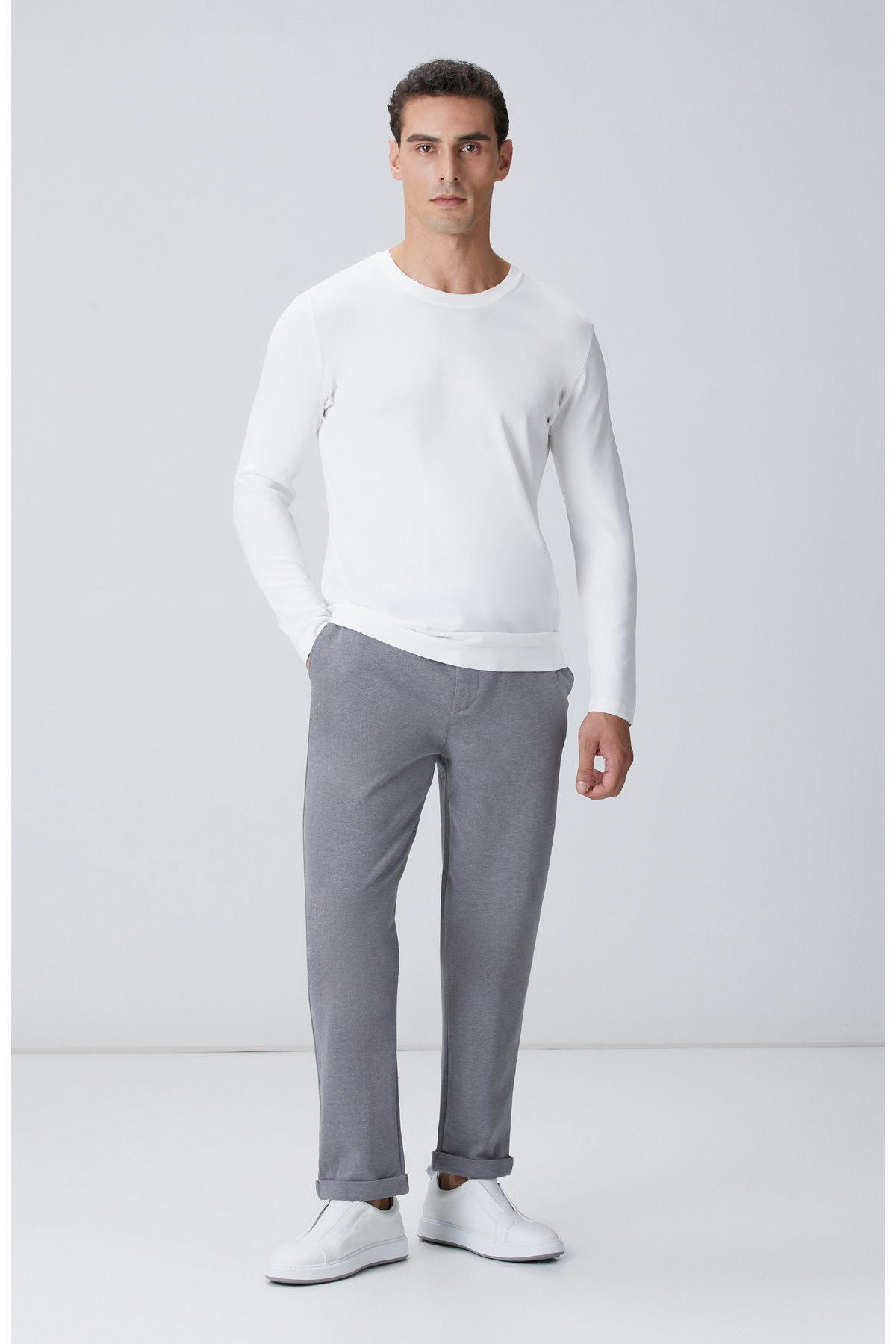 نتورک شلوار خاکستری